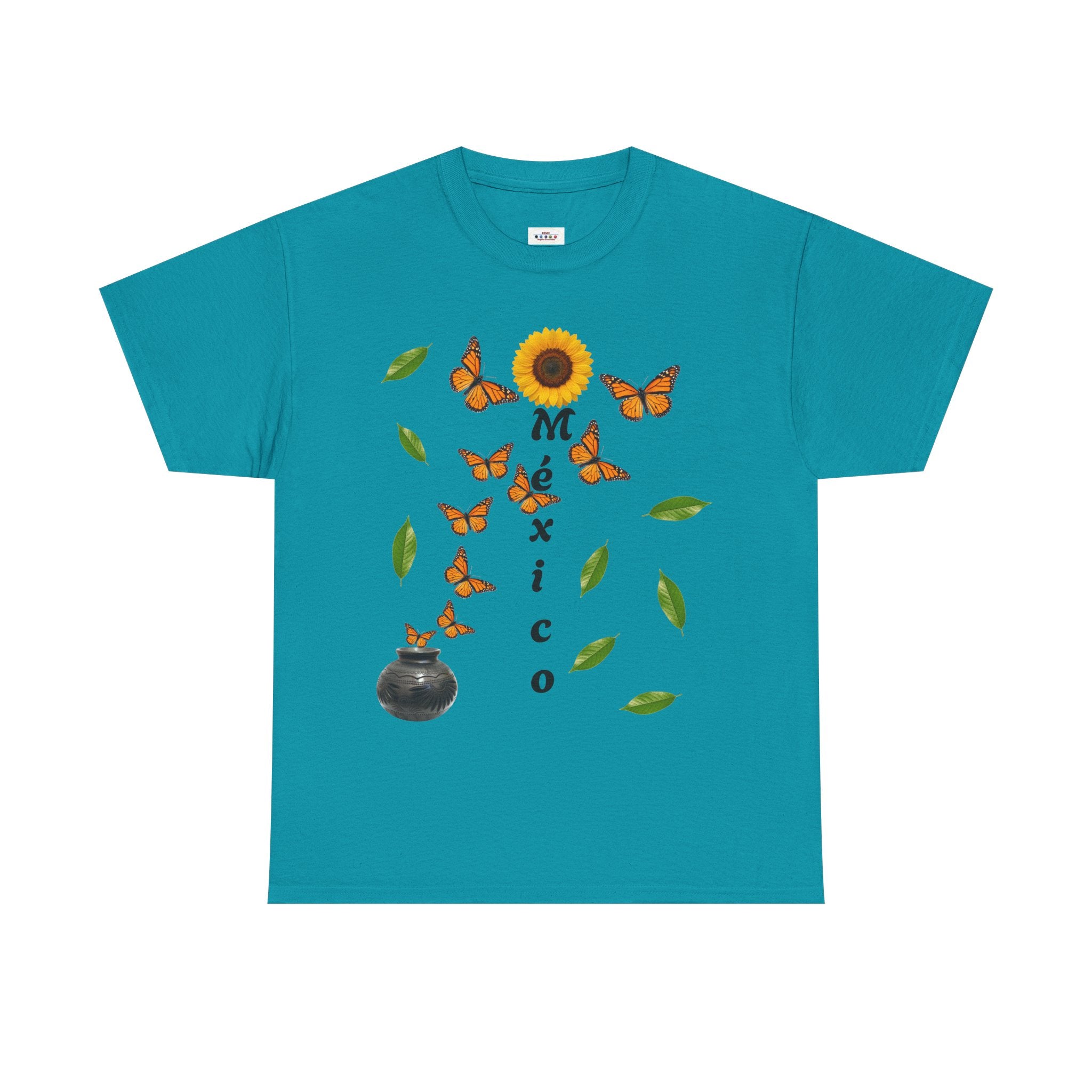 Mexico Monarch Butterfly Sunflower T‑Shirt