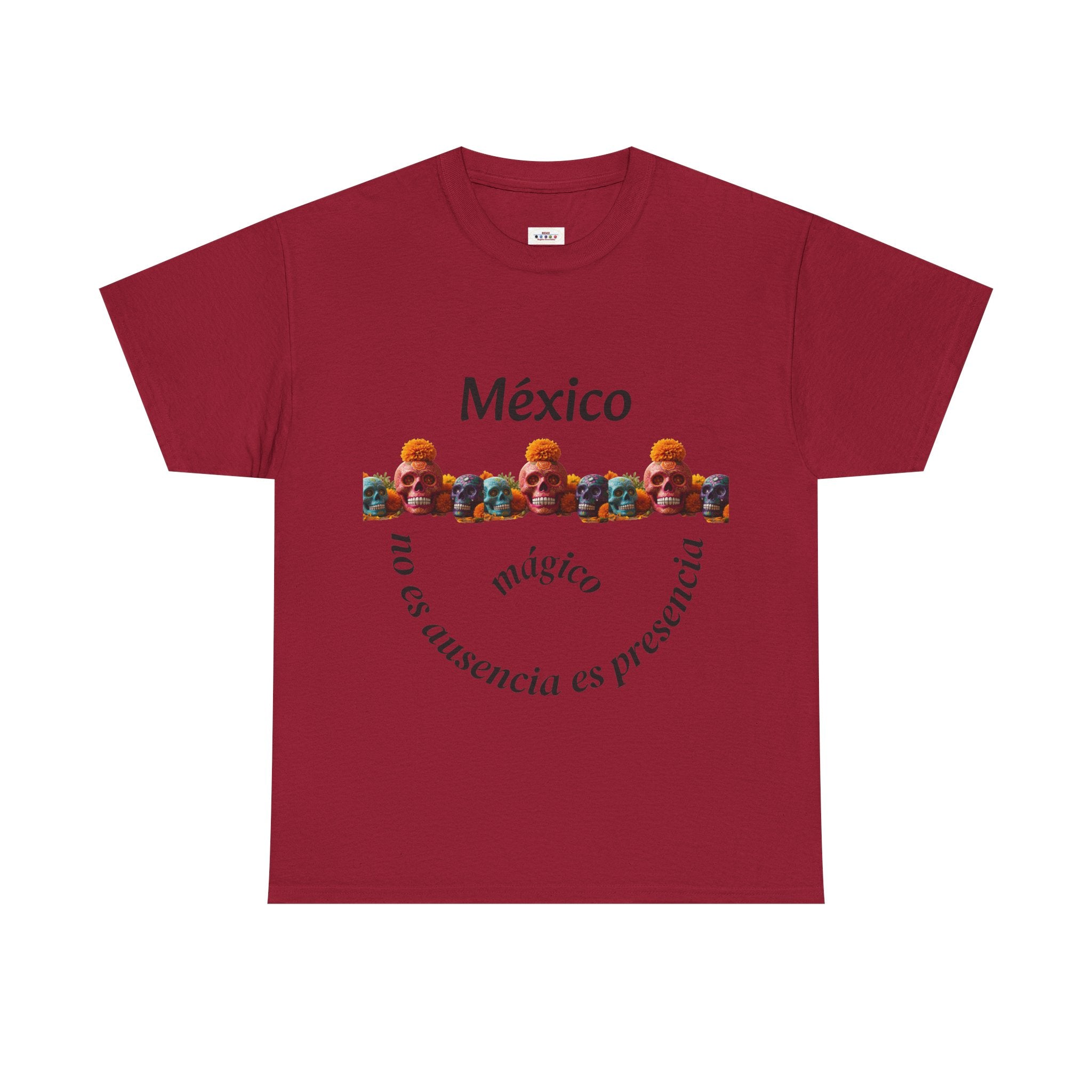 México Mágico Tee - "no es ausencia es presencia" Día de Muertos Tribute T-Shirt