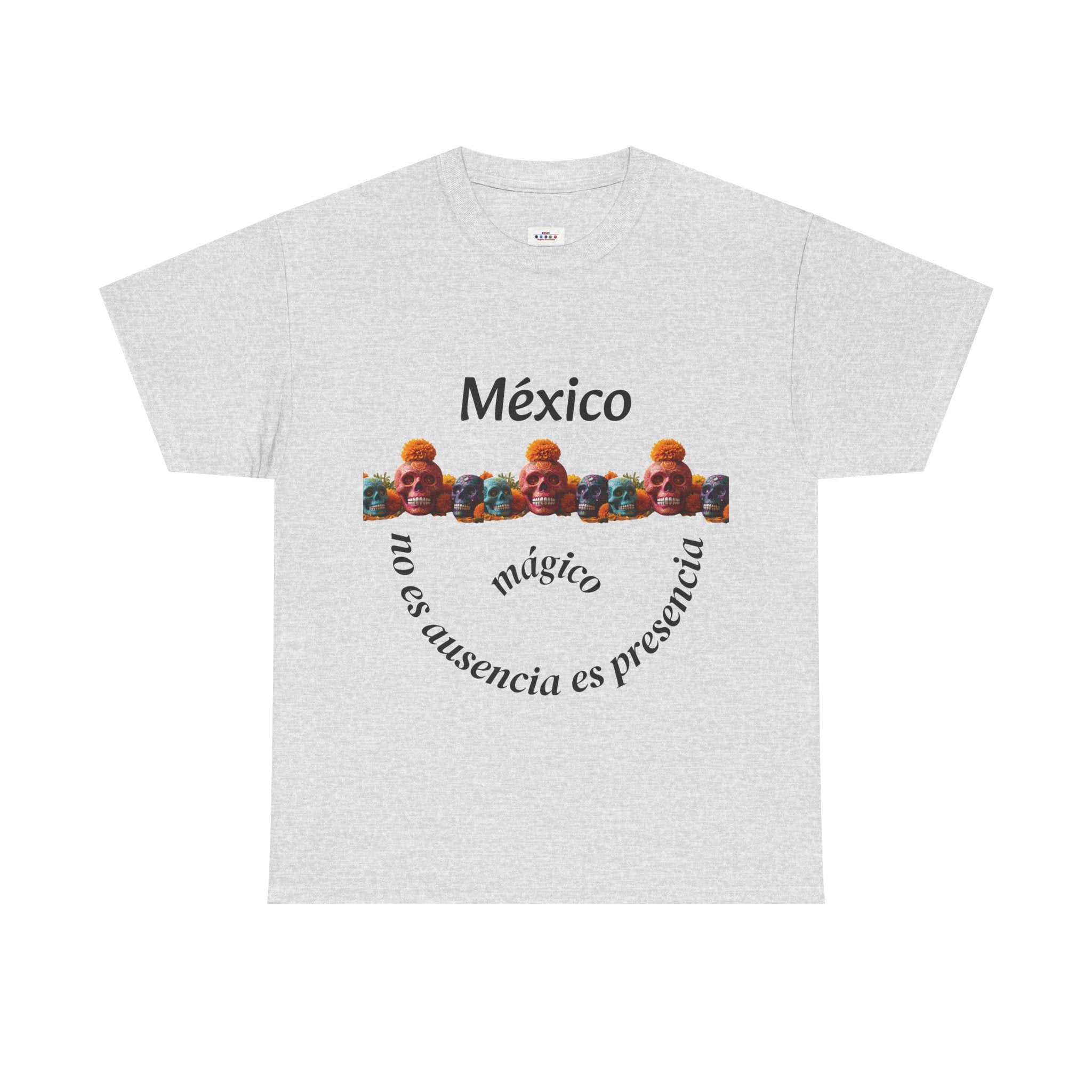 México Mágico Tee - "no es ausencia es presencia" Día de Muertos Tribute T-Shirt