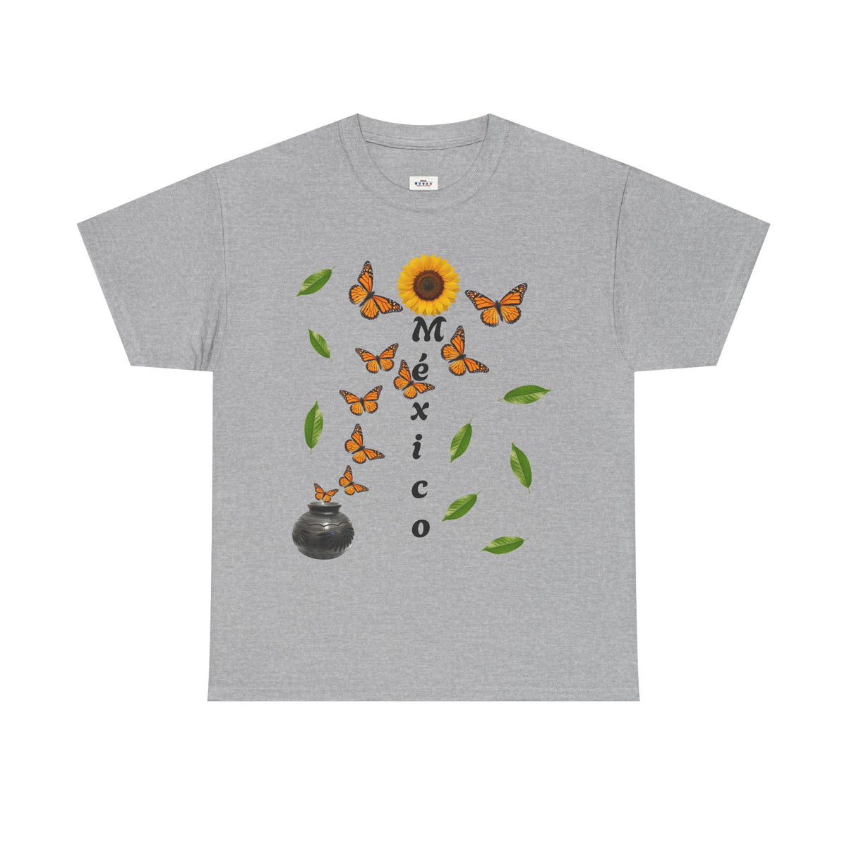 Mexico Monarch Butterfly Sunflower T‑Shirt