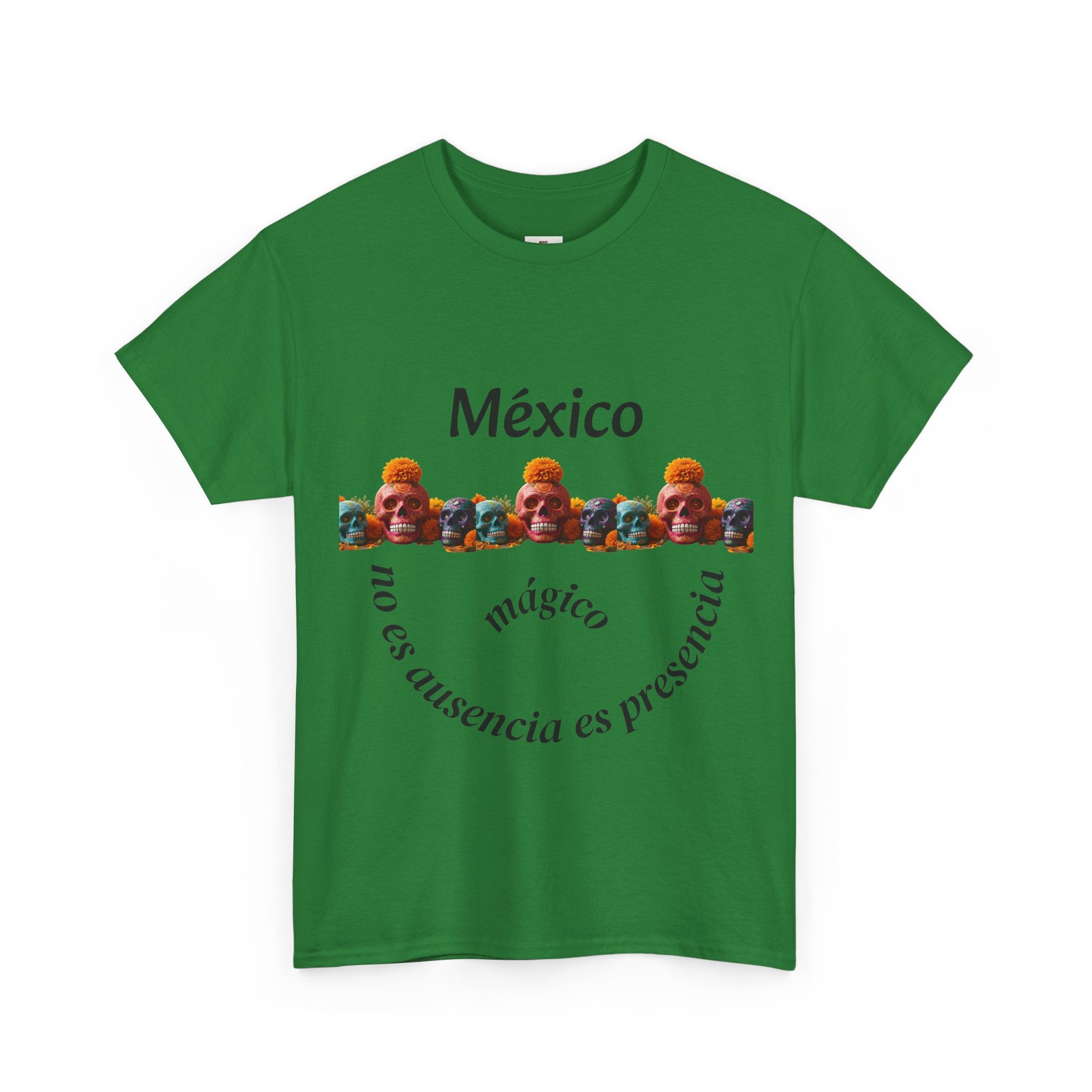 México Mágico Tee - "no es ausencia es presencia" Día de Muertos Tribute T-Shirt