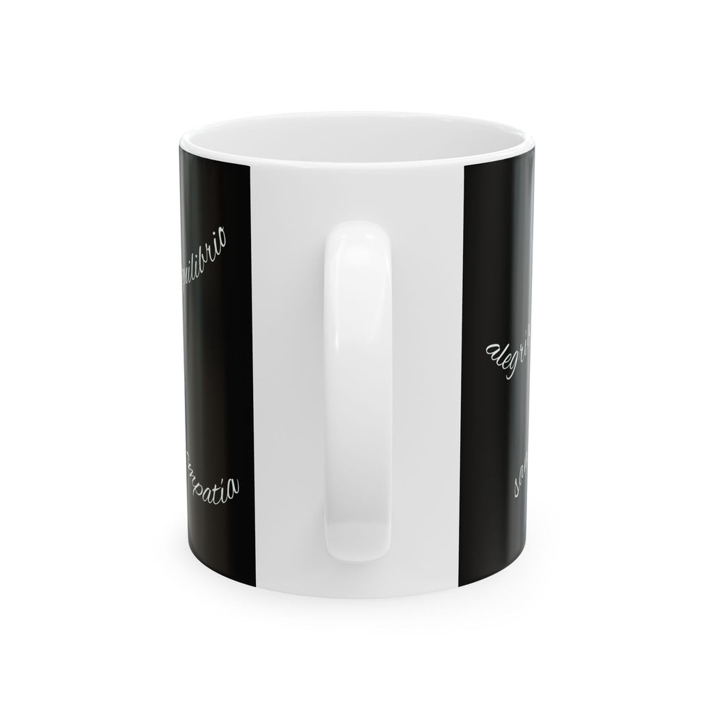 Chrome Dolphin Ceramic Mug — Metallic Dolphin Coffee Cup (11oz/15oz)