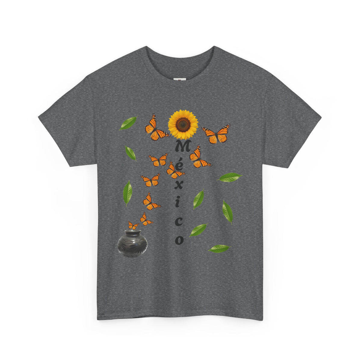 Mexico Monarch Butterfly Sunflower T‑Shirt