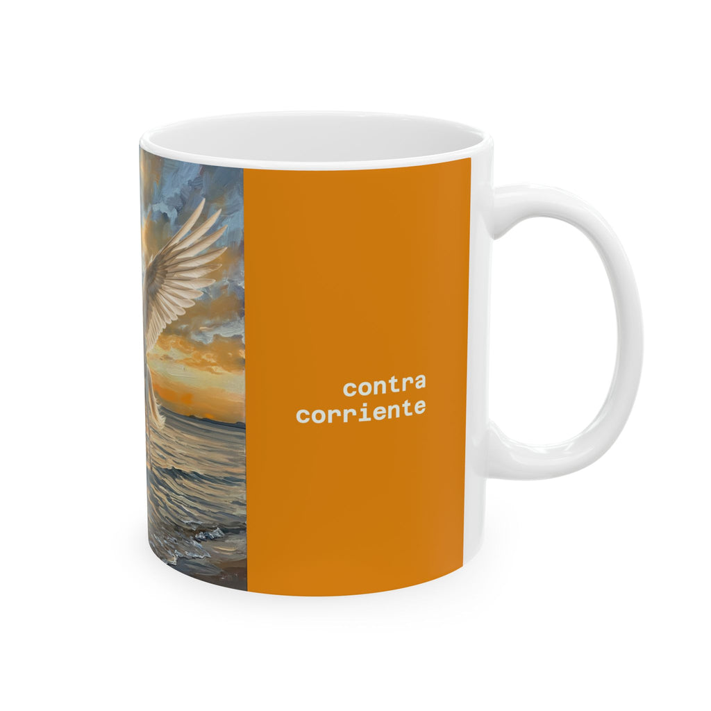 Pegasus Sunset Ceramic Mug — Winged Horse Coffee Cup (11oz, 15oz)