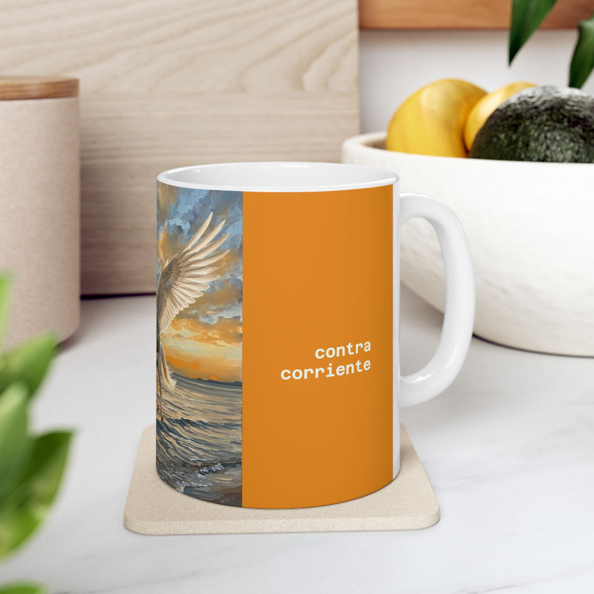 Pegasus Sunset Ceramic Mug — Winged Horse Coffee Cup (11oz, 15oz)