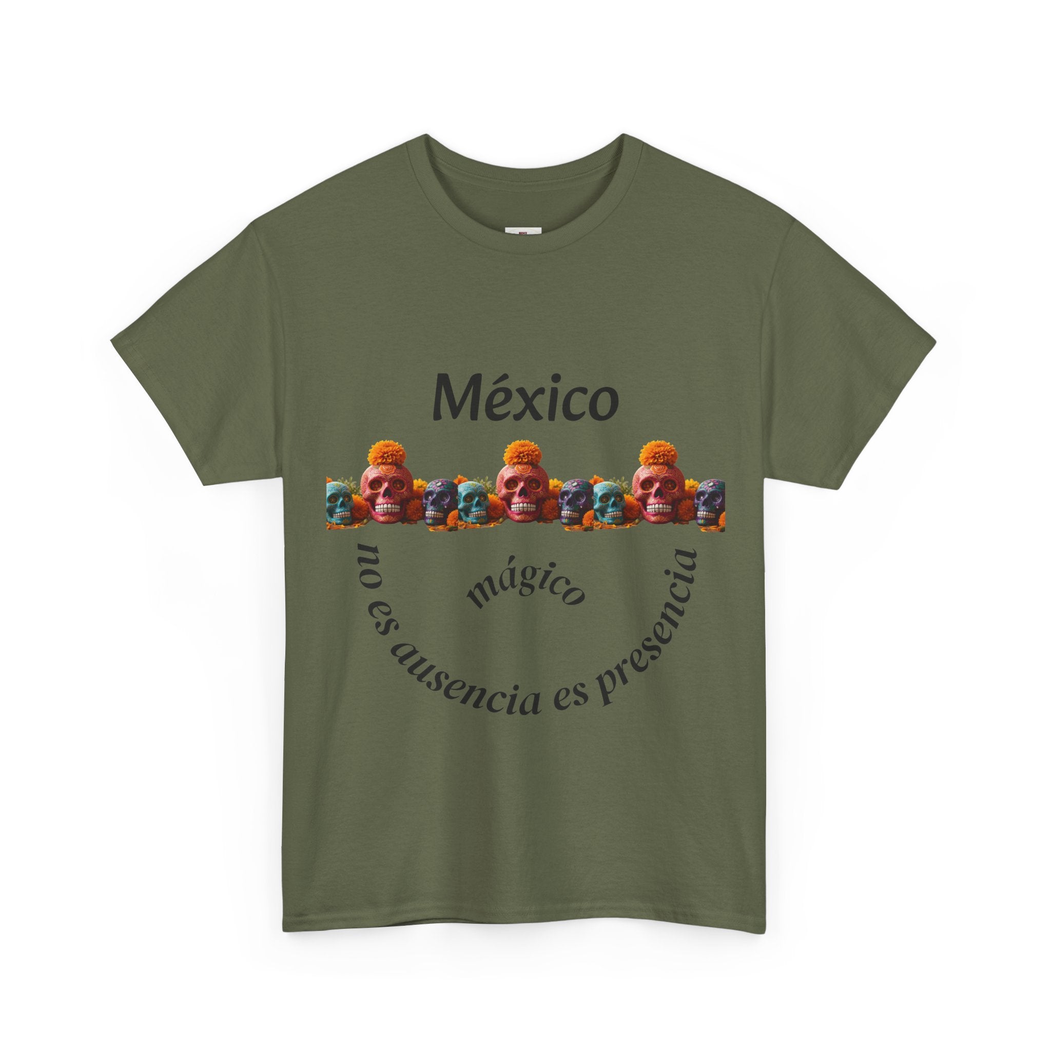 México Mágico Tee - "no es ausencia es presencia" Día de Muertos Tribute T-Shirt