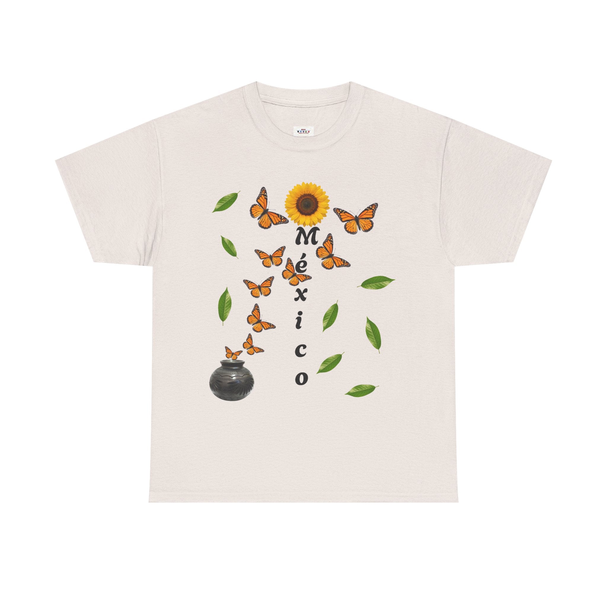 Mexico Monarch Butterfly Sunflower T‑Shirt