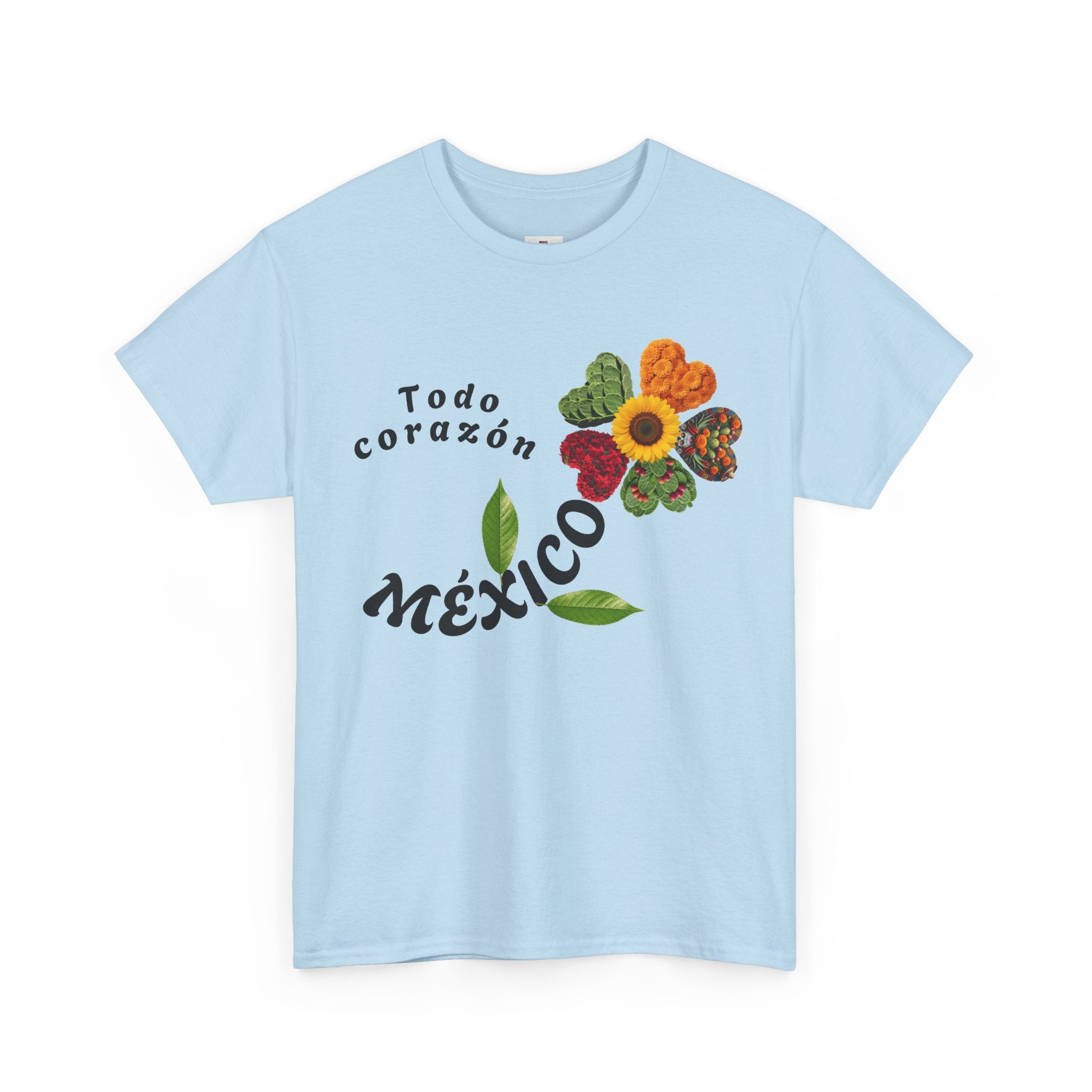 Mexico Floral "Todo corazón" T-Shirt
