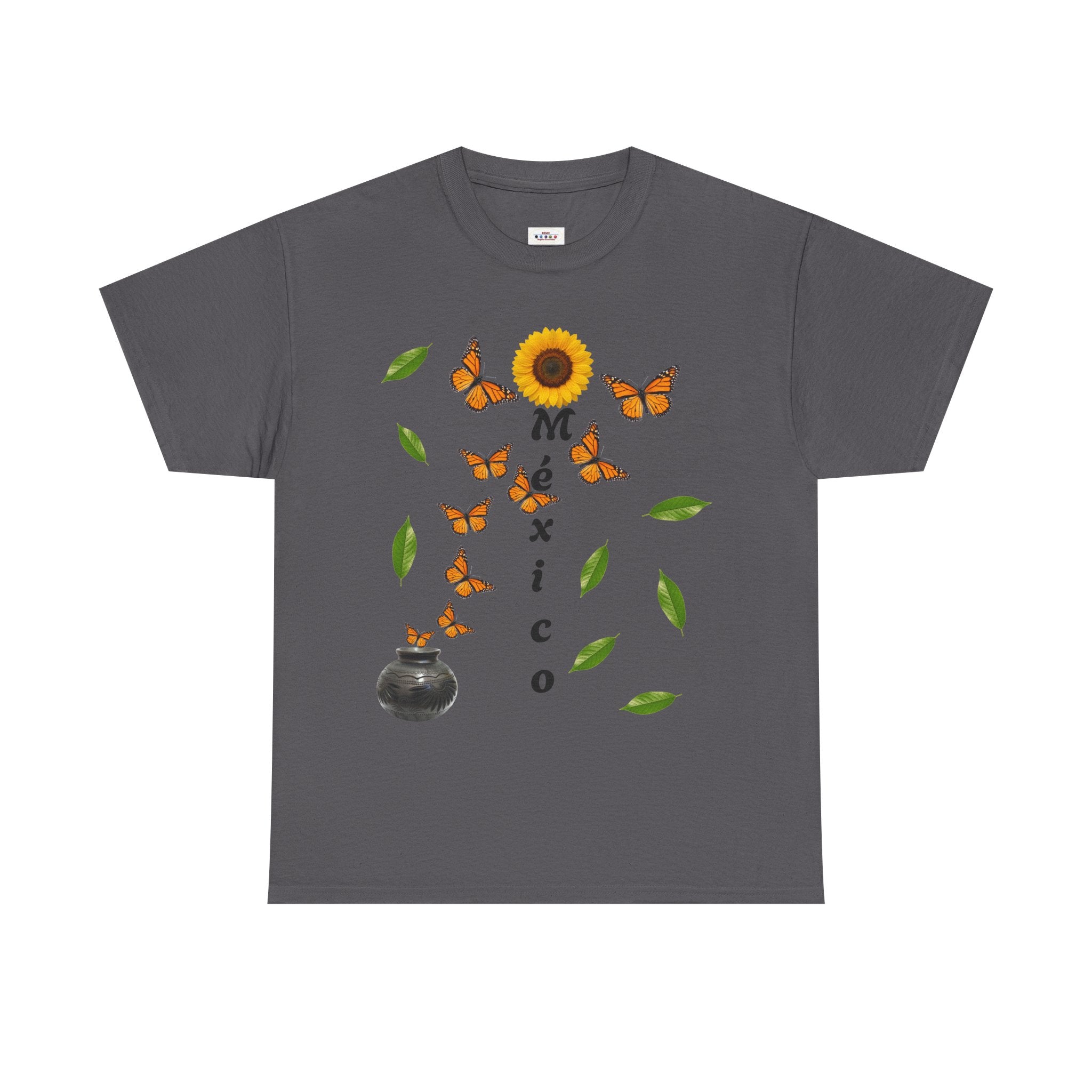 Mexico Monarch Butterfly Sunflower T‑Shirt