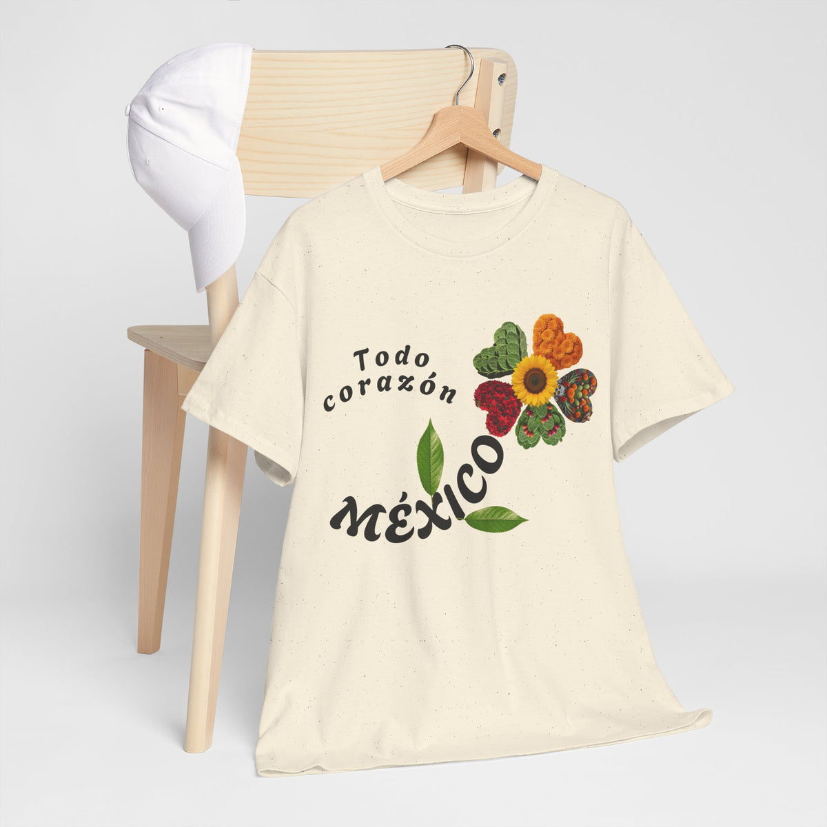 Mexico Floral "Todo corazón" T-Shirt