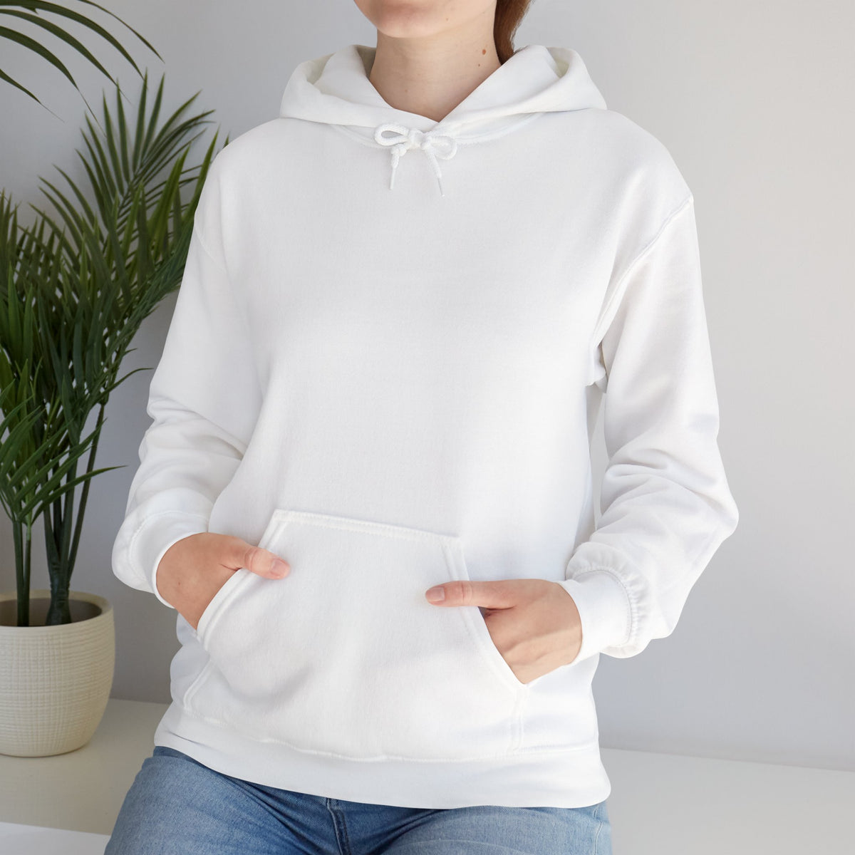 Angel Wings Hoodie — Soft White Back Graphic, Spiritual & Memorial Gift