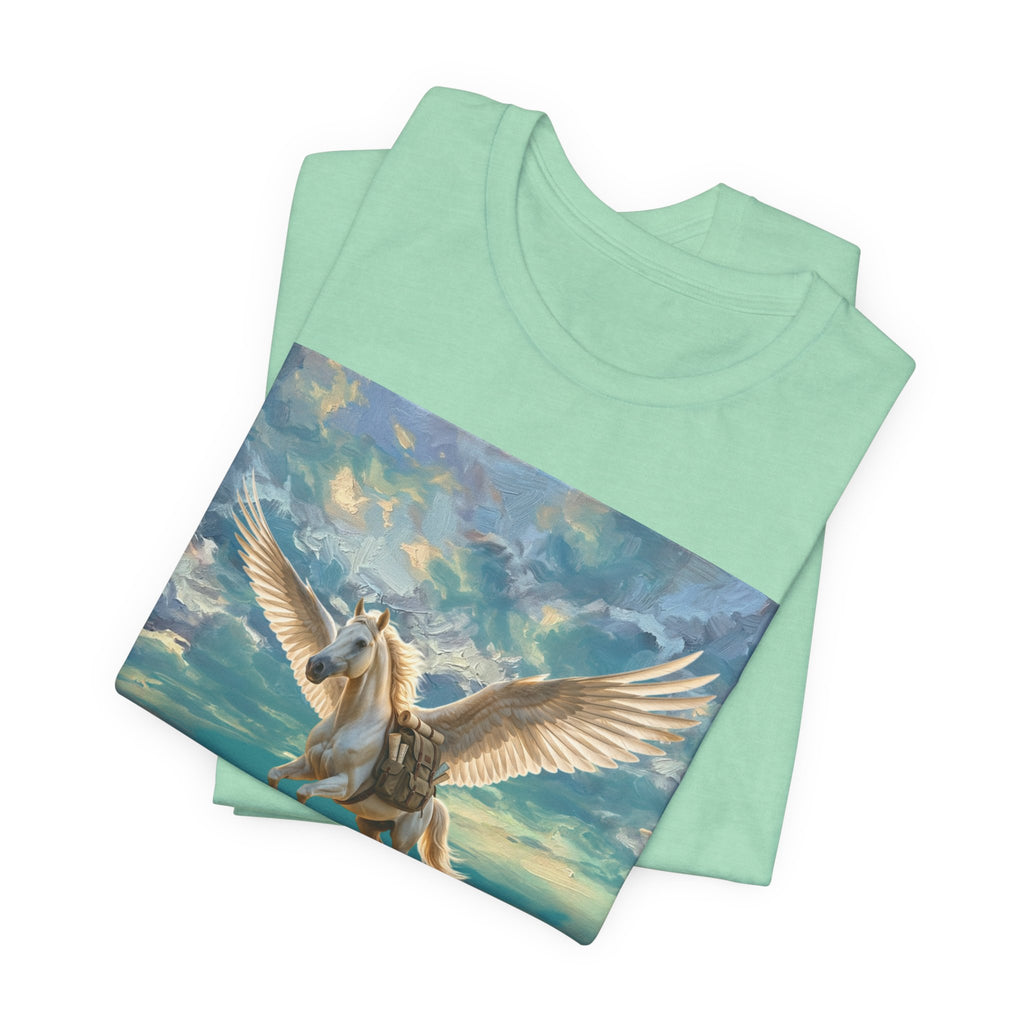 Pegasus Beach T-Shirt — 'Constanza' Inspirational Winged Horse Tee