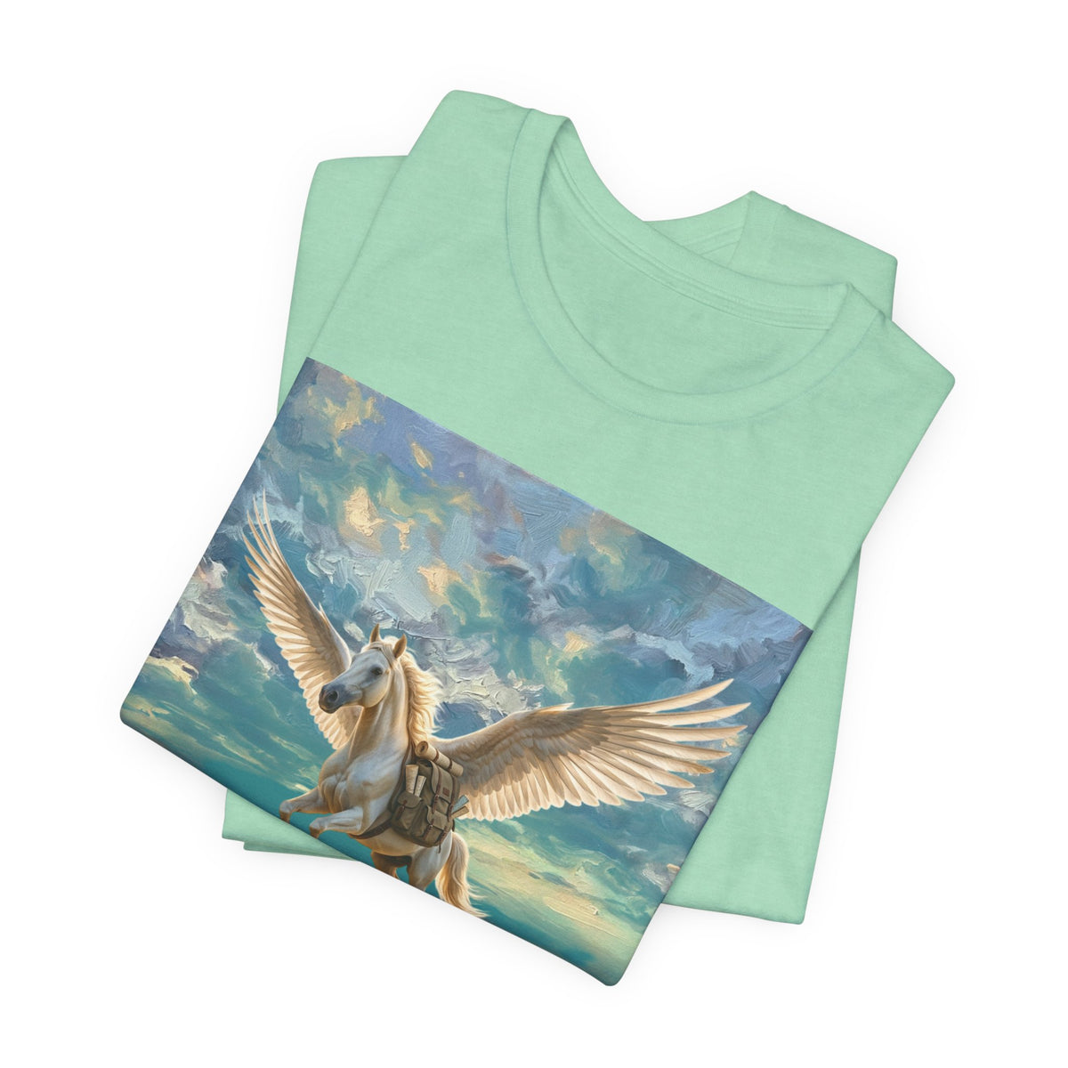 Pegasus Beach T-Shirt — 'Constanza' Inspirational Winged Horse Tee