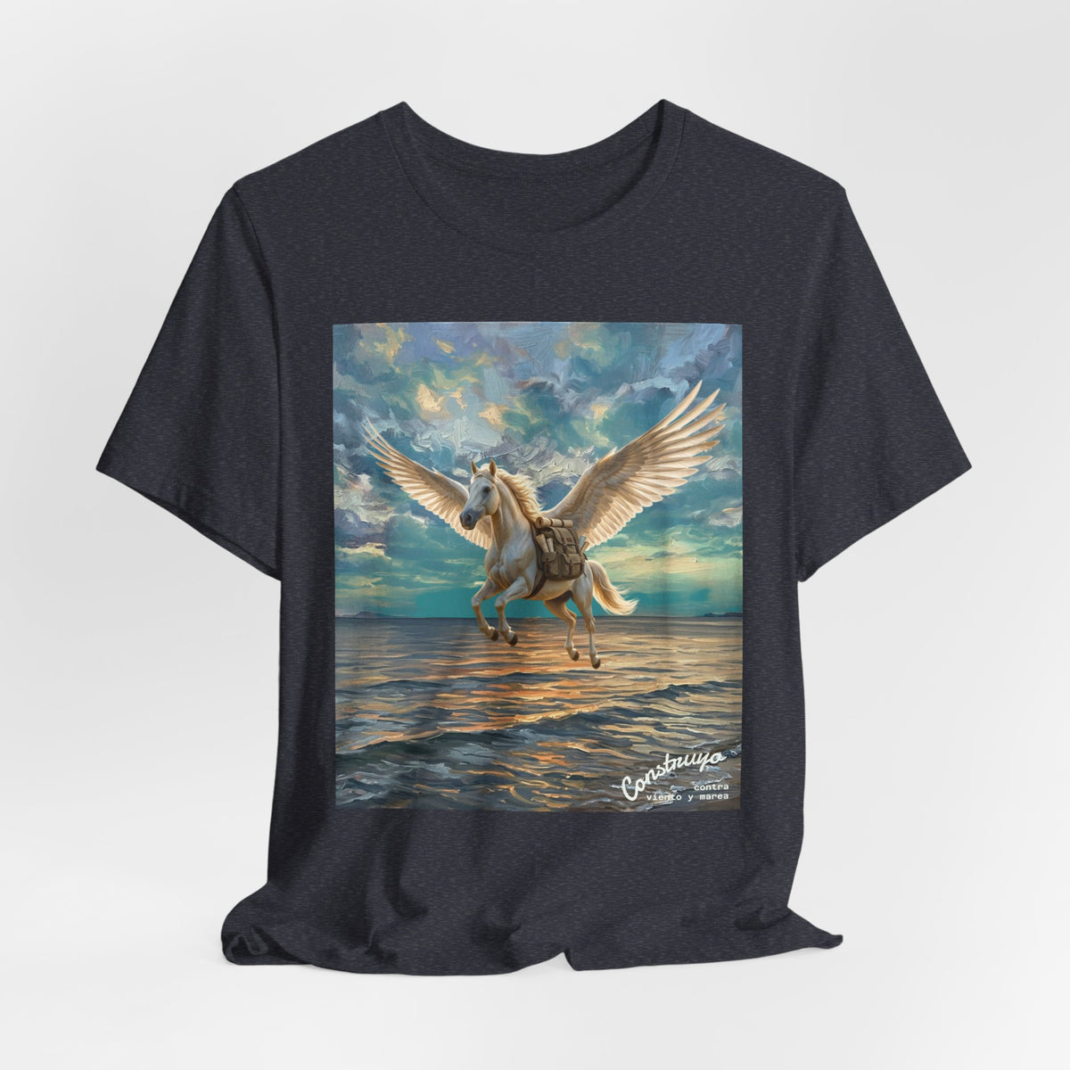 Pegasus Beach T-Shirt — 'Constanza' Inspirational Winged Horse Tee