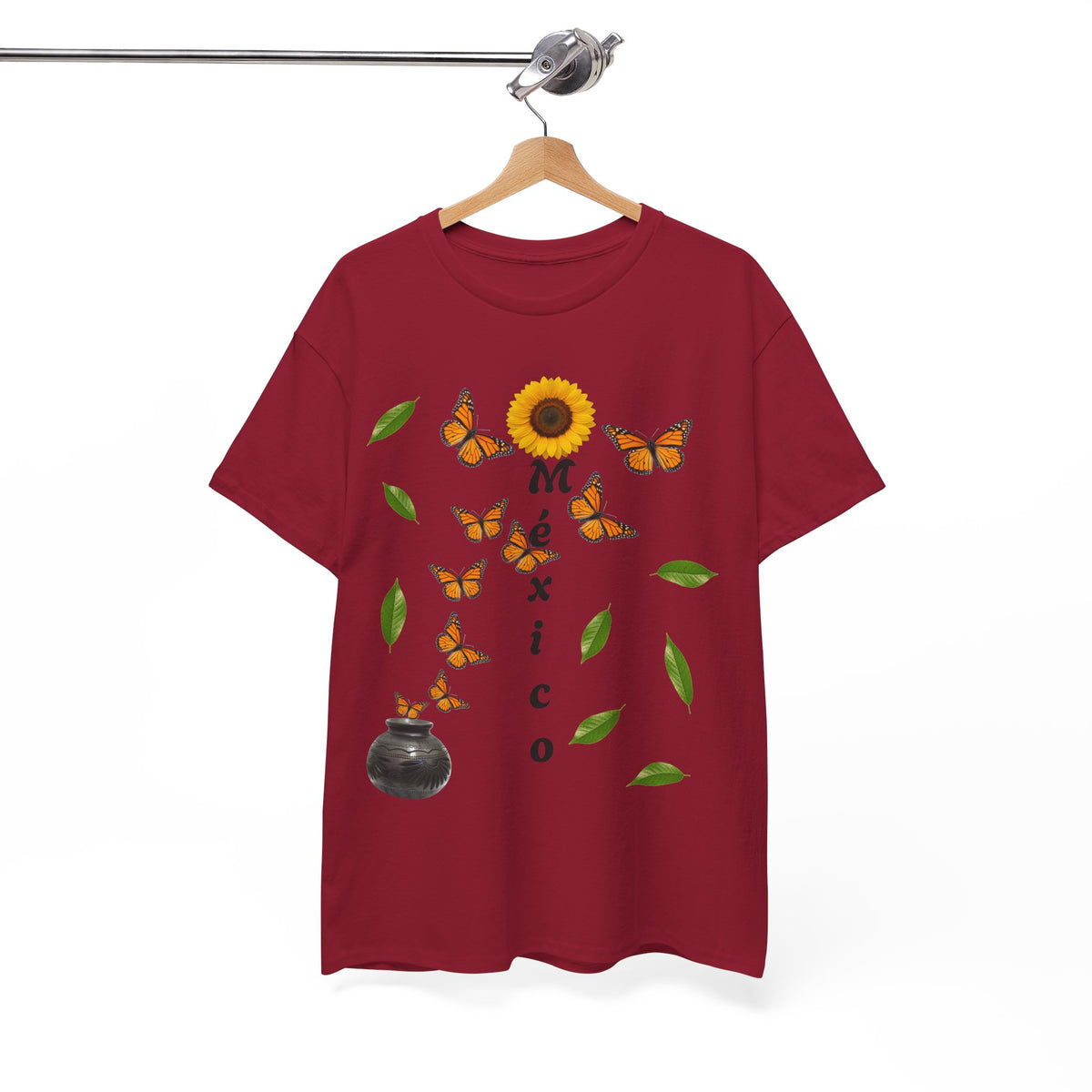 Mexico Monarch Butterfly Sunflower T‑Shirt
