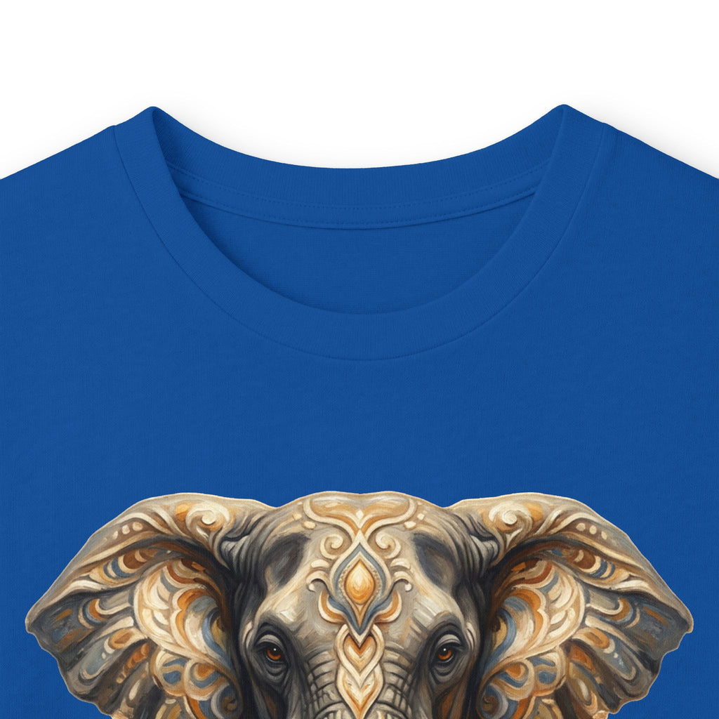 Elephant & Sun Long Sleeve Tee — "la sabiduría se refleja" Inspirational Graphic Shirt