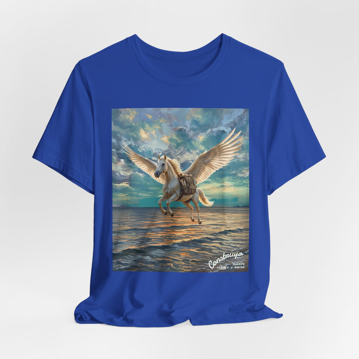 Pegasus Beach T-Shirt — 'Constanza' Inspirational Winged Horse Tee