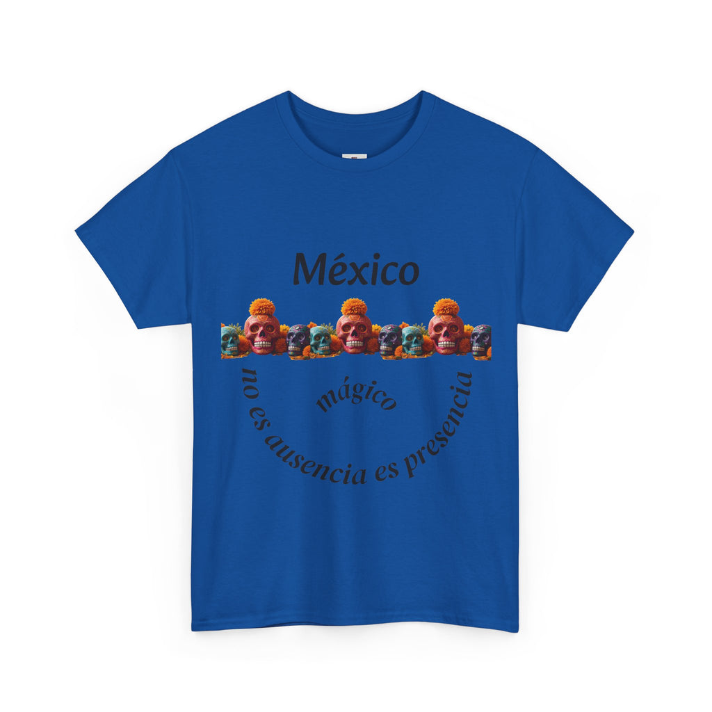 México Mágico Tee - "no es ausencia es presencia" Día de Muertos Tribute T-Shirt