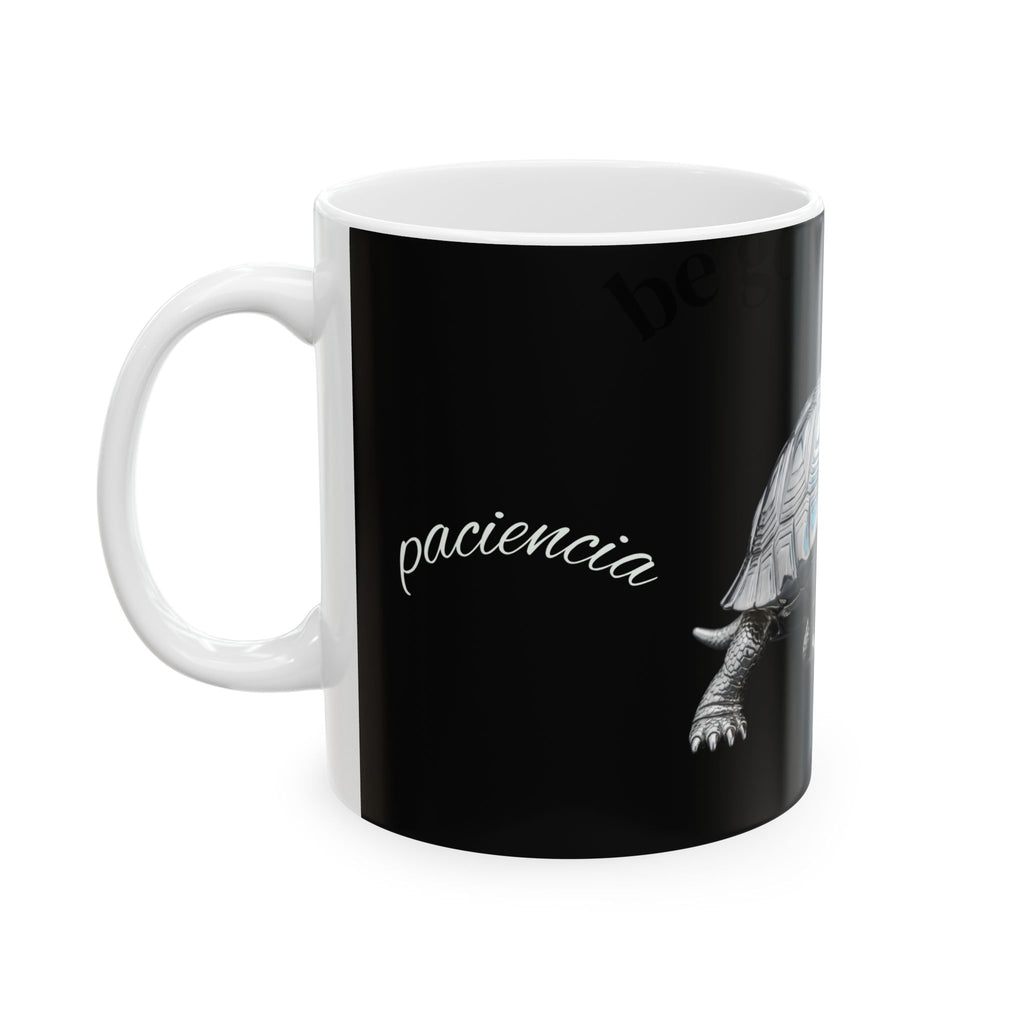 Tortoise Ceramic Mug — Realistic Turtle Art Coffee Cup (11oz & 15oz)