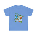 Nature Sunbird Tee — 'sol danzar' Floral Bird Graphic T‑Shirt