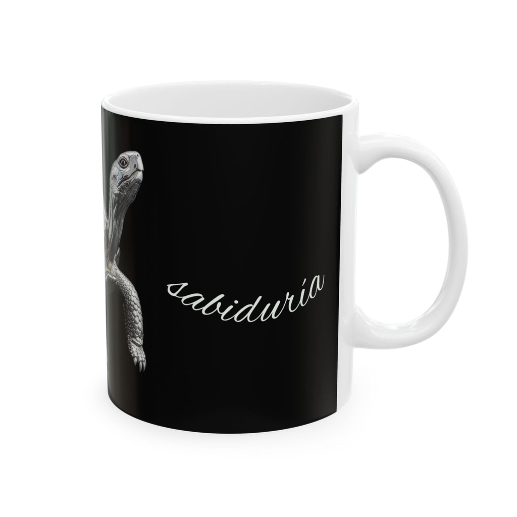 Tortoise Ceramic Mug — Realistic Turtle Art Coffee Cup (11oz & 15oz)
