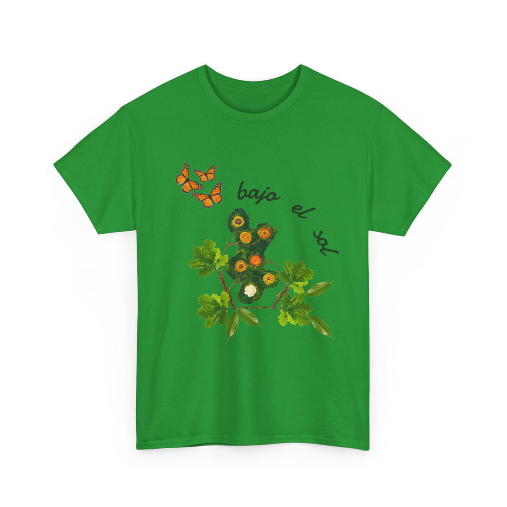 Floral Cactus & Butterflies Tee — "bajo el sol"
