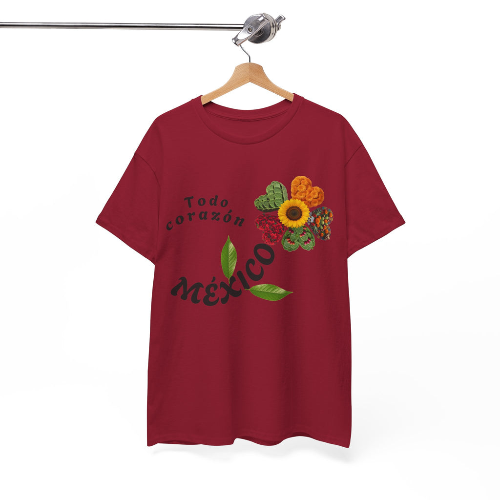 Mexico Floral "Todo corazón" T-Shirt