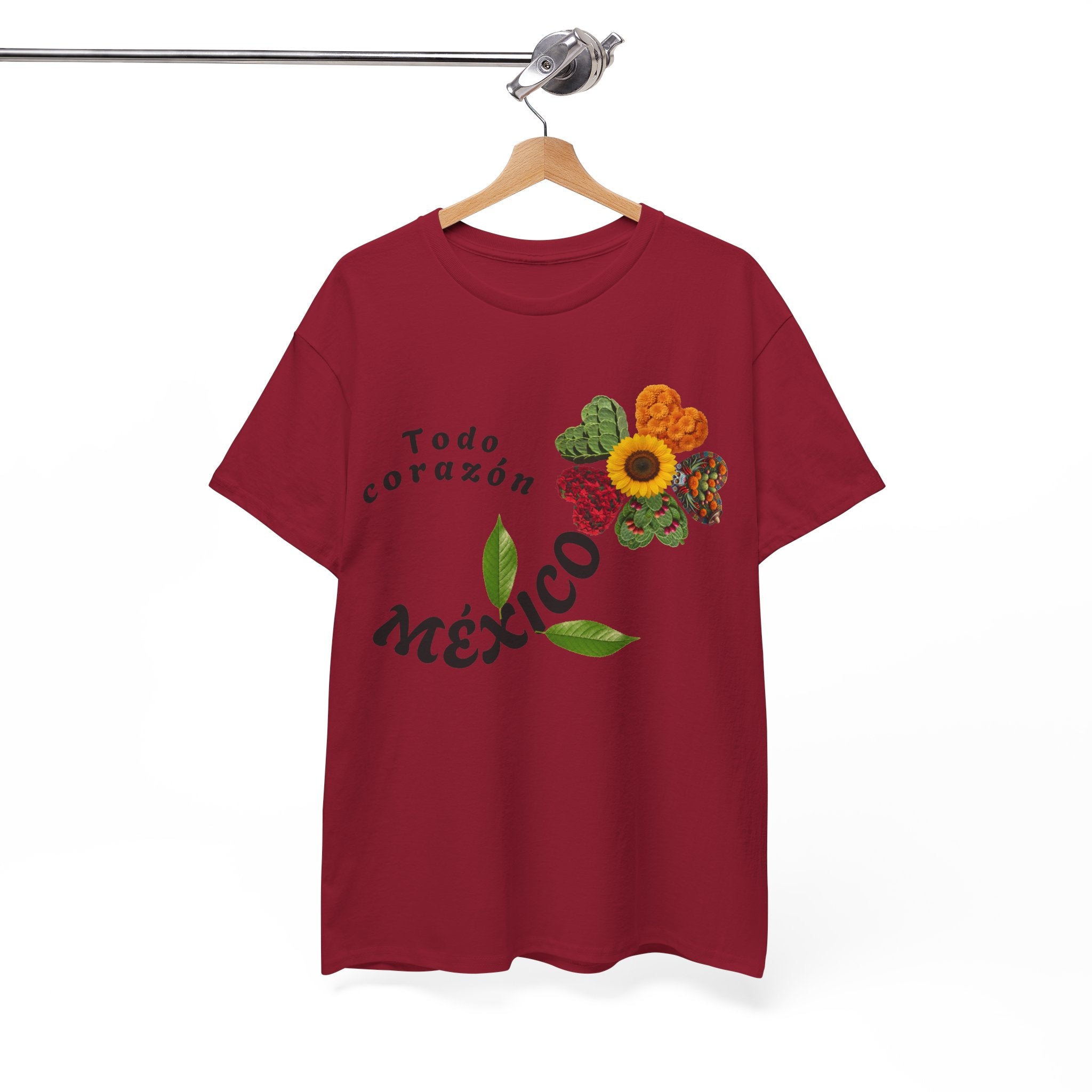 Mexico Floral "Todo corazón" T-Shirt