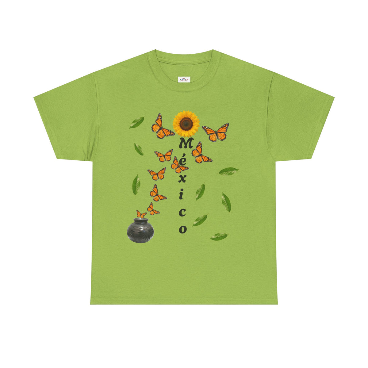 Mexico Monarch Butterfly Sunflower T‑Shirt