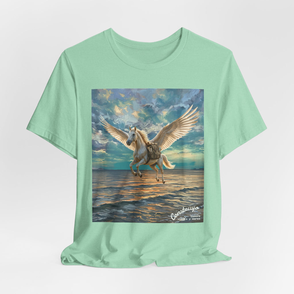 Pegasus Beach T-Shirt — 'Constanza' Inspirational Winged Horse Tee