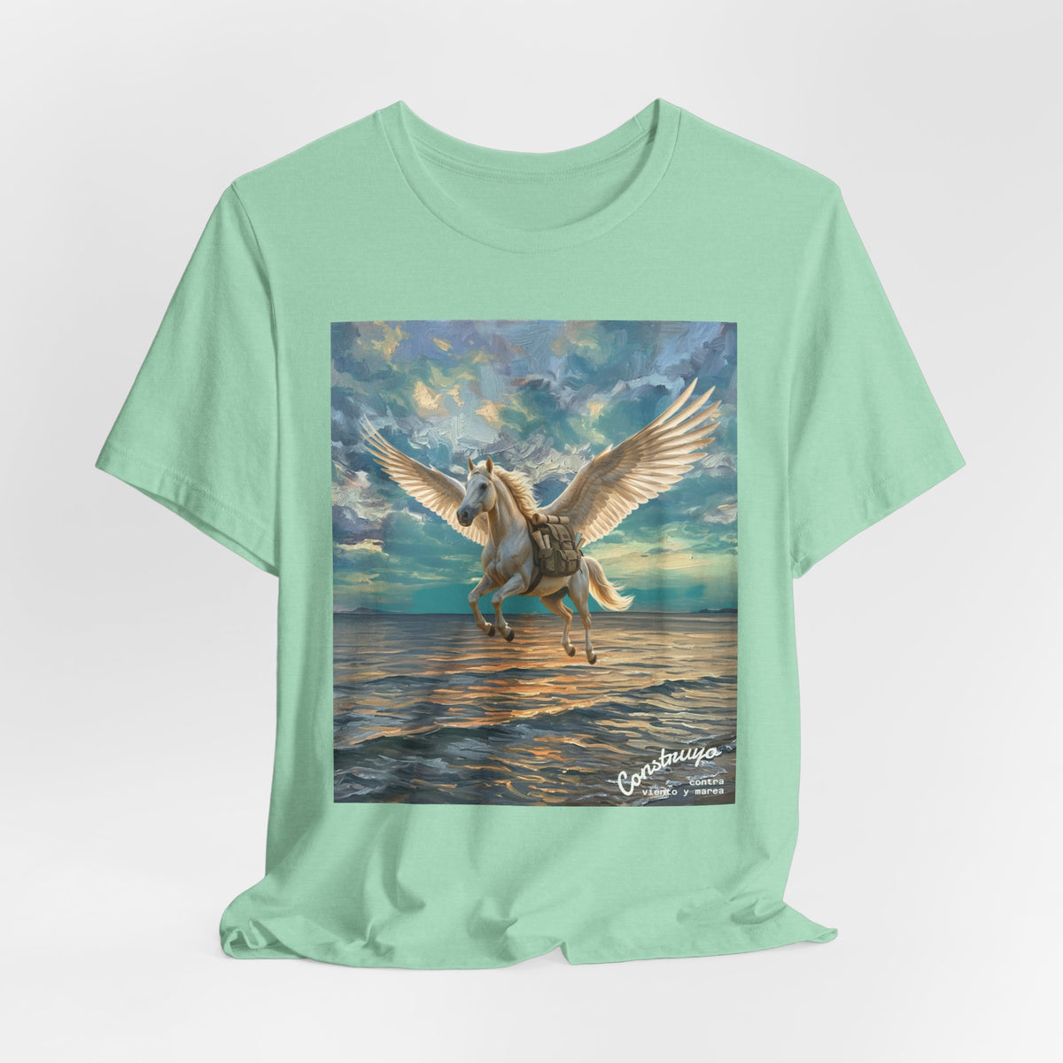 Pegasus Beach T-Shirt — 'Constanza' Inspirational Winged Horse Tee