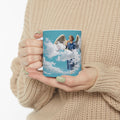 Angel in the Clouds Ceramic Mug — Heavenly Cloudscape Coffee Cup (11oz, 15oz)