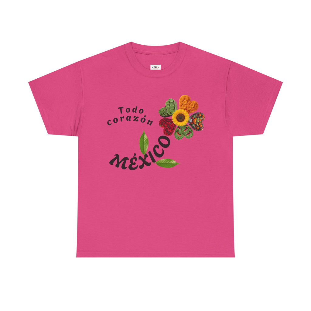 Mexico Floral "Todo corazón" T-Shirt