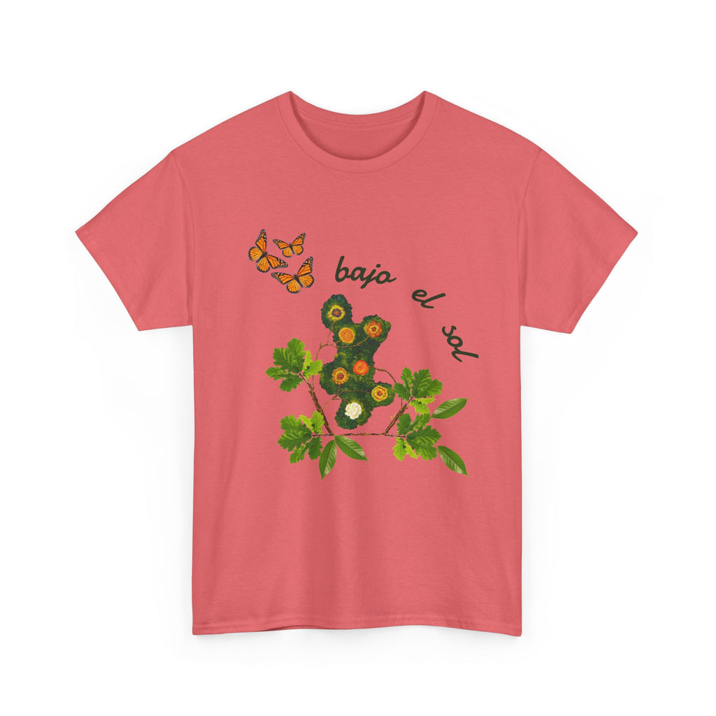 Floral Cactus & Butterflies Tee — "bajo el sol"