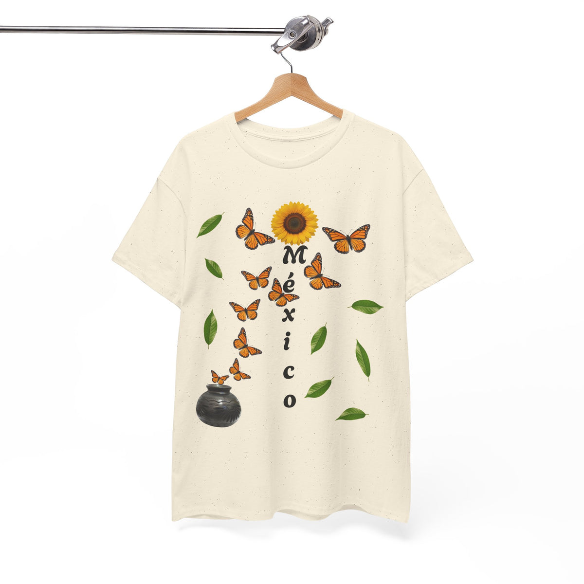 Mexico Monarch Butterfly Sunflower T‑Shirt