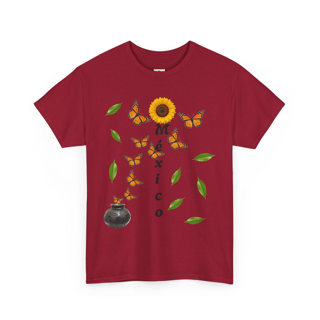 Mexico Monarch Butterfly Sunflower T‑Shirt