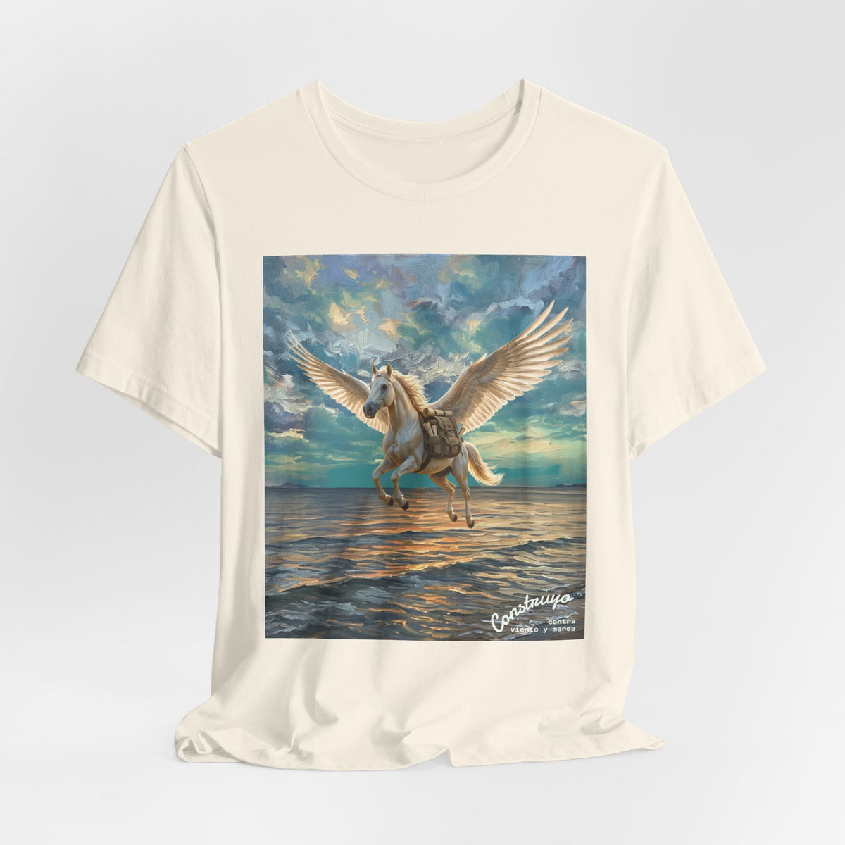 Pegasus Beach T-Shirt — 'Constanza' Inspirational Winged Horse Tee