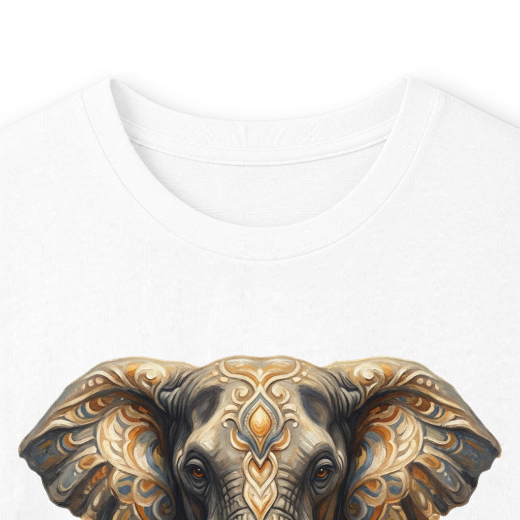 Elephant & Sun Long Sleeve Tee — "la sabiduría se refleja" Inspirational Graphic Shirt