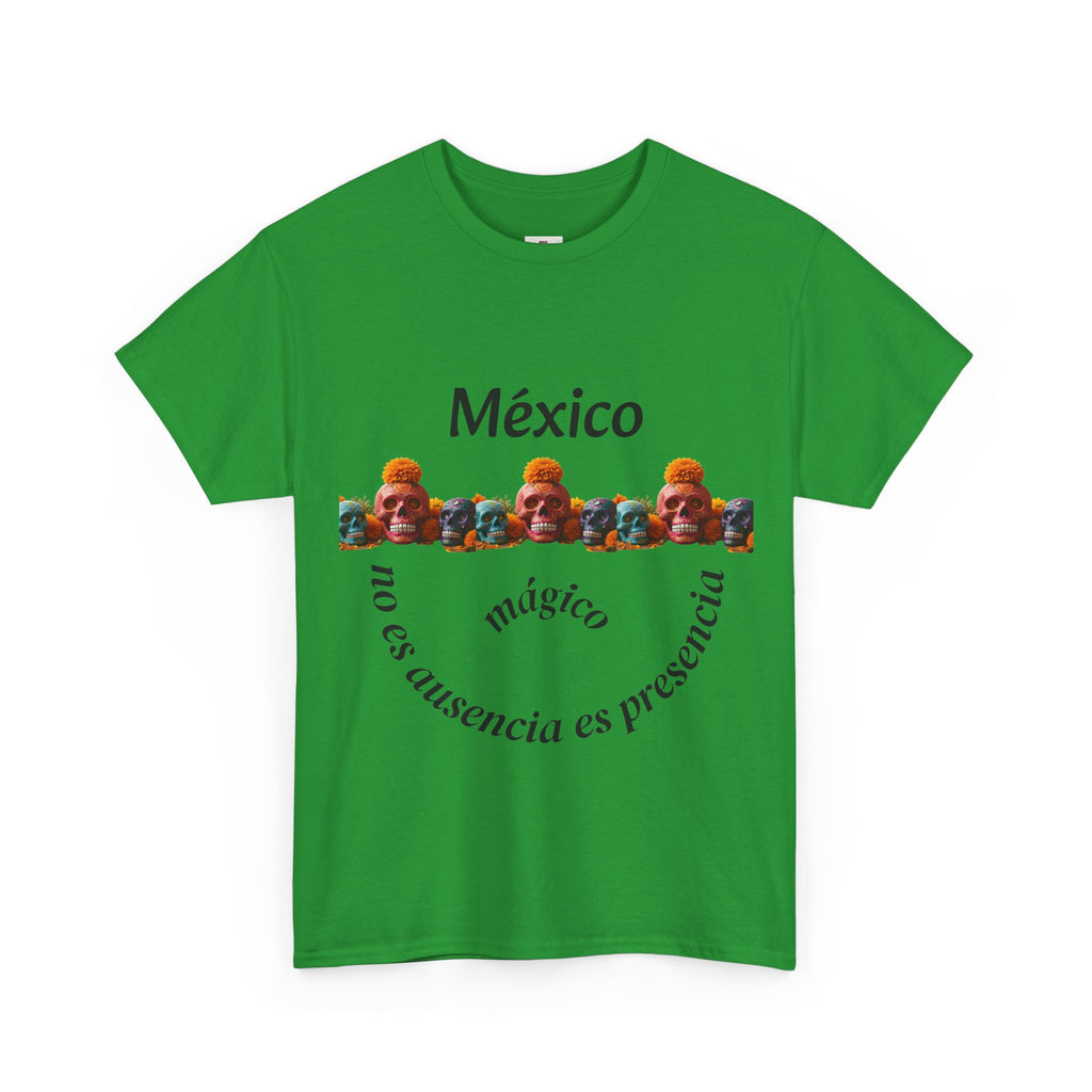 México Mágico Tee - "no es ausencia es presencia" Día de Muertos Tribute T-Shirt