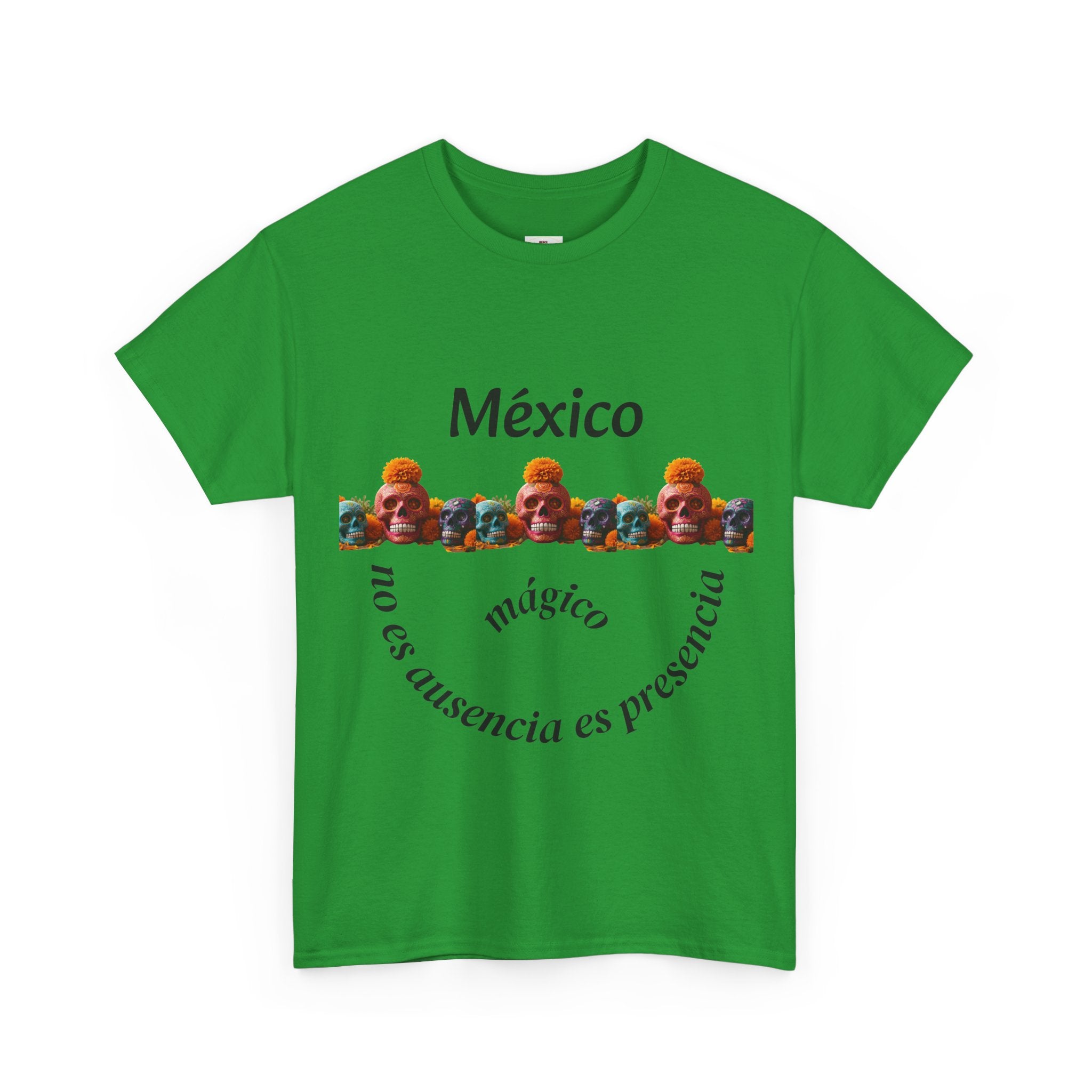 México Mágico Tee - "no es ausencia es presencia" Día de Muertos Tribute T-Shirt