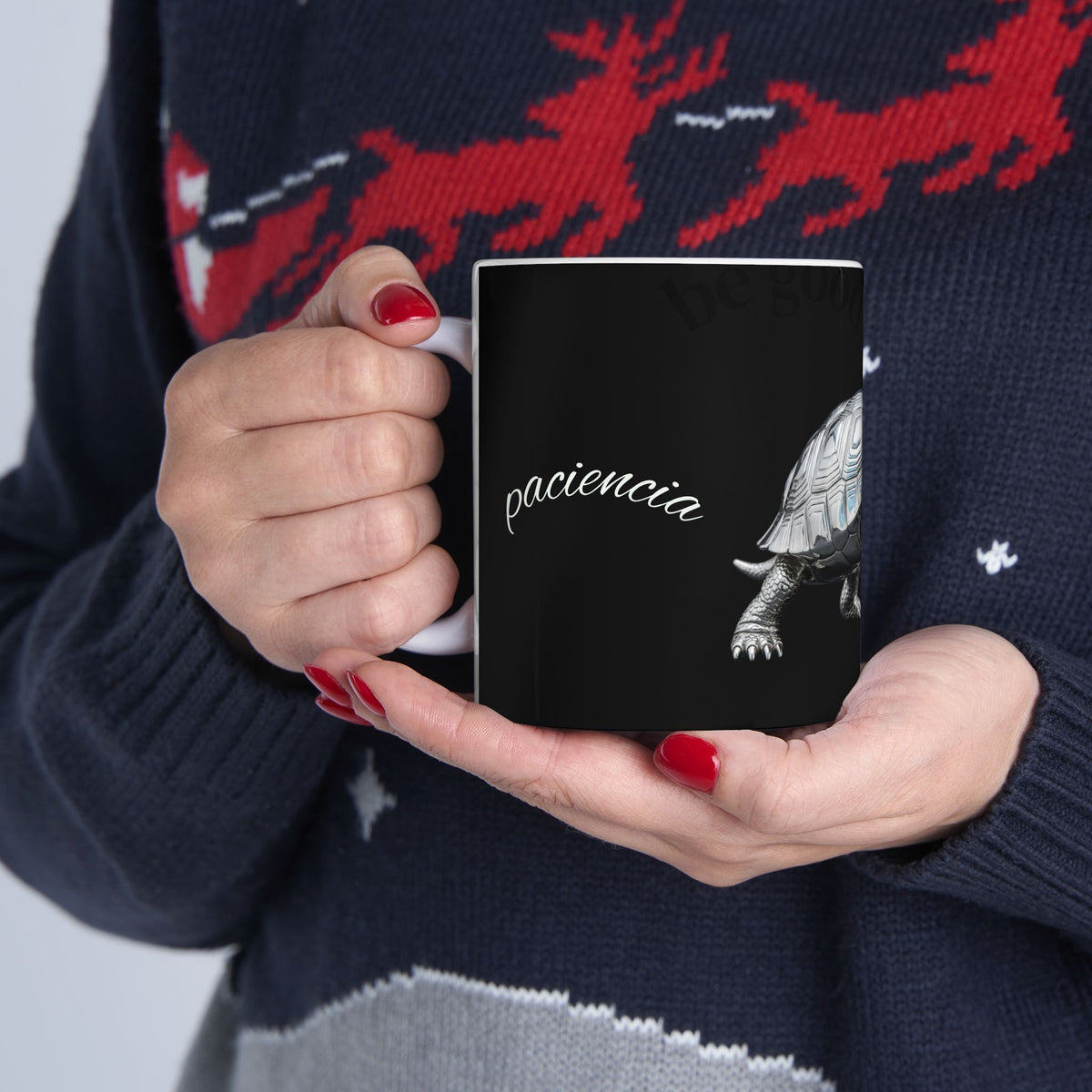 Tortoise Ceramic Mug — Realistic Turtle Art Coffee Cup (11oz & 15oz)
