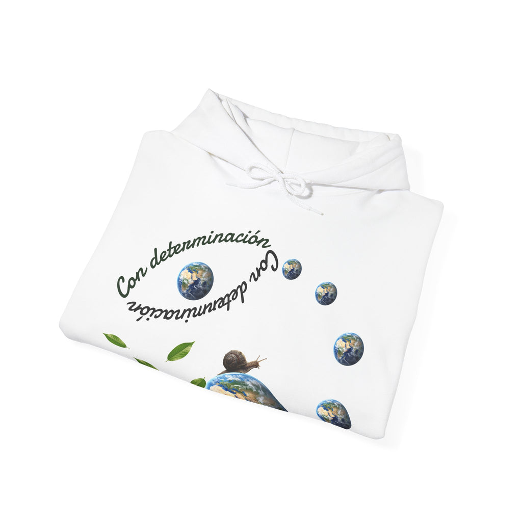 Minimal Snail Hoodie — Cute Tiny Snail Graphic Sweatshirt