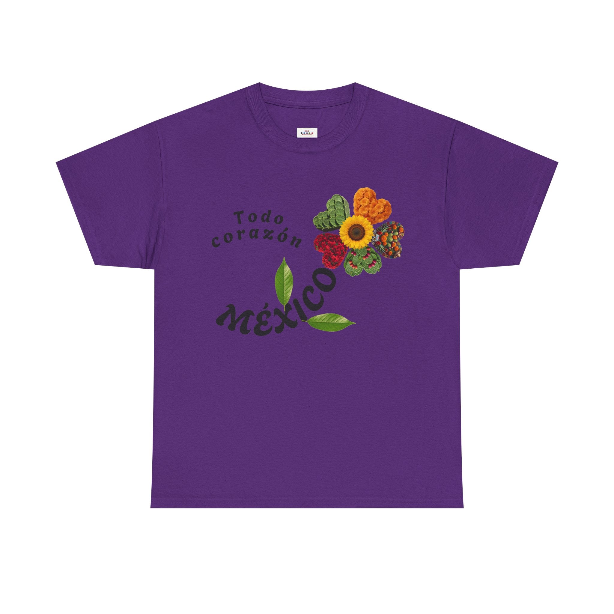 Mexico Floral "Todo corazón" T-Shirt