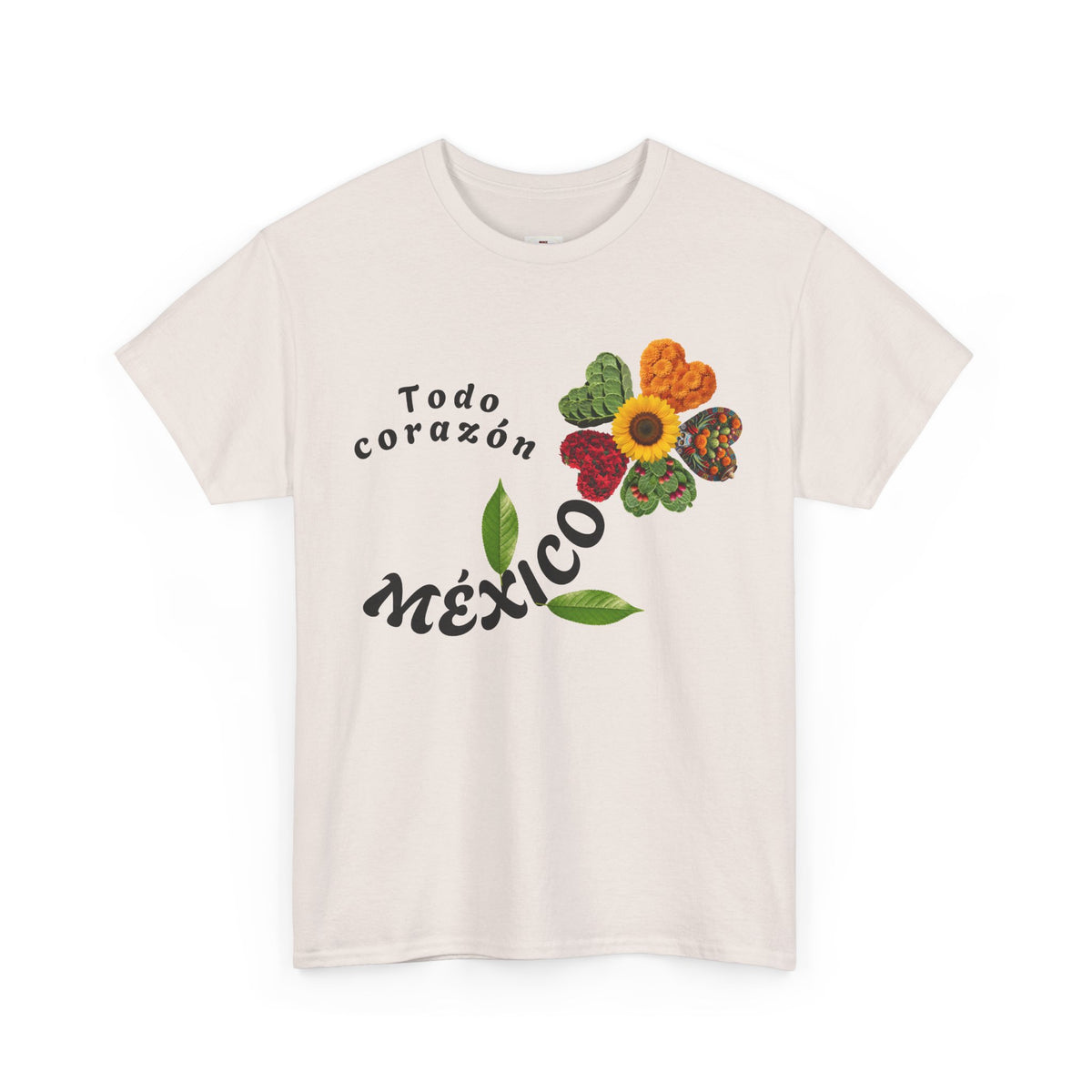 Mexico Floral "Todo corazón" T-Shirt