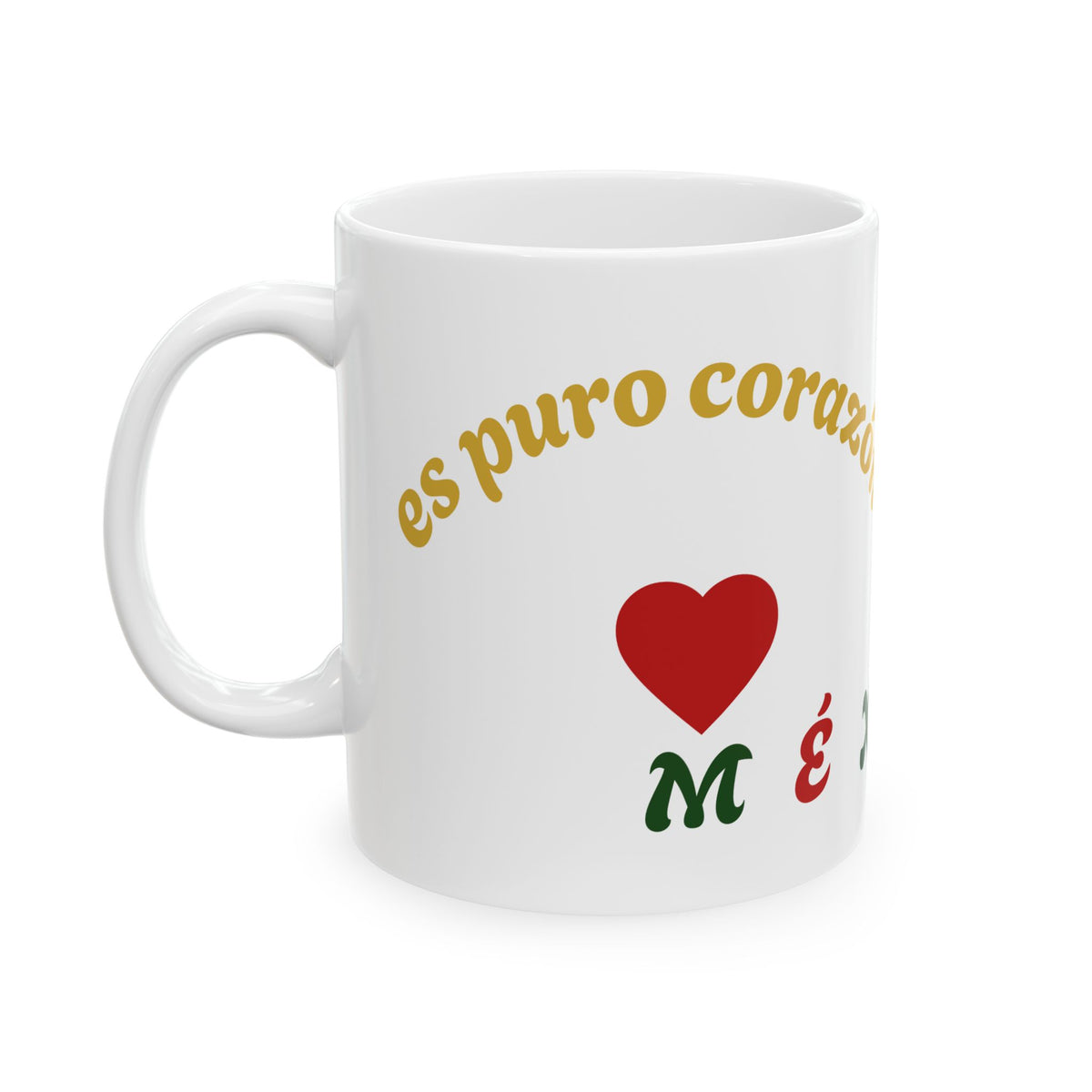 Mexico Corazón Ceramic Mug — Hummingbird & Floral Love Coffee Cup (11oz/15oz)