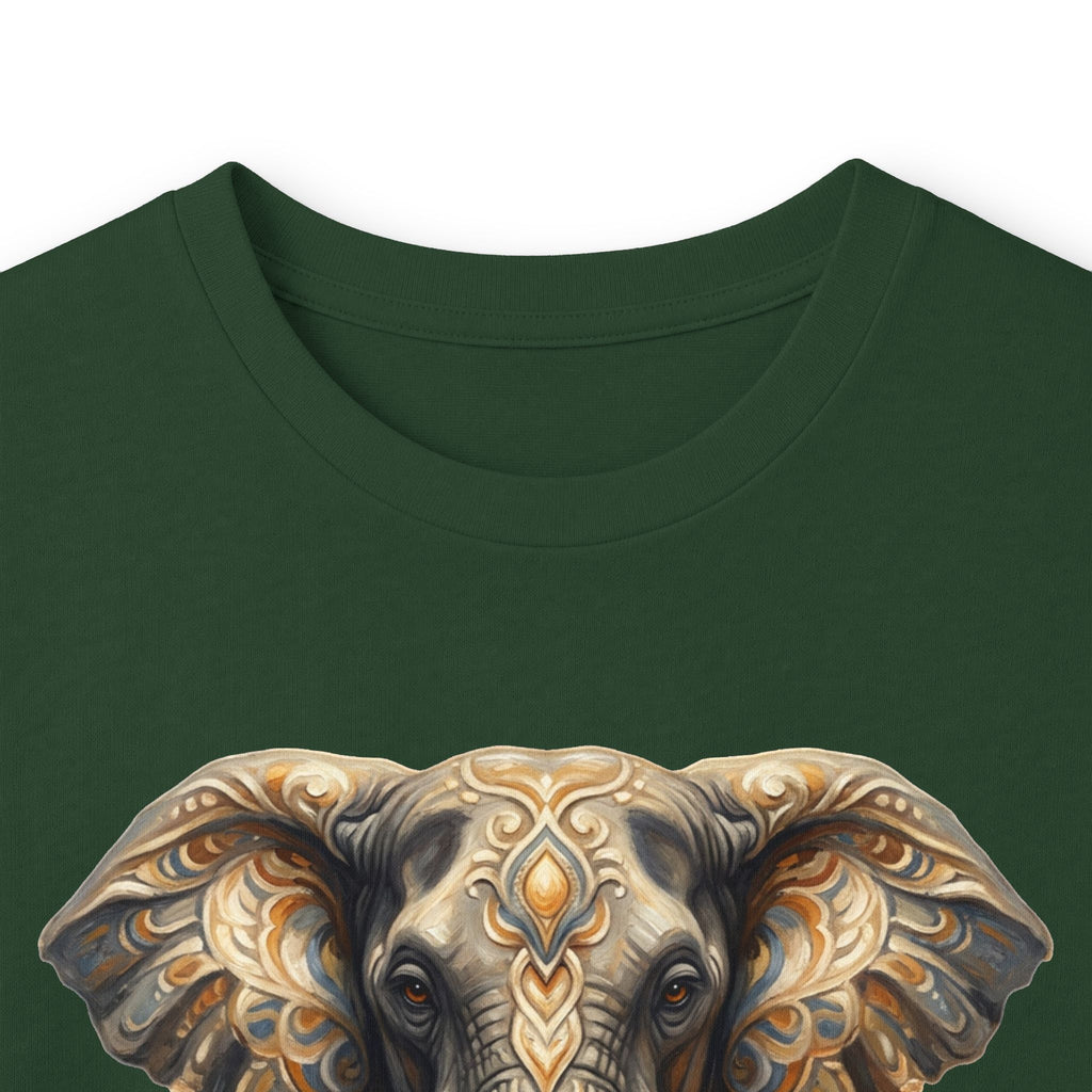 Elephant & Sun Long Sleeve Tee — "la sabiduría se refleja" Inspirational Graphic Shirt