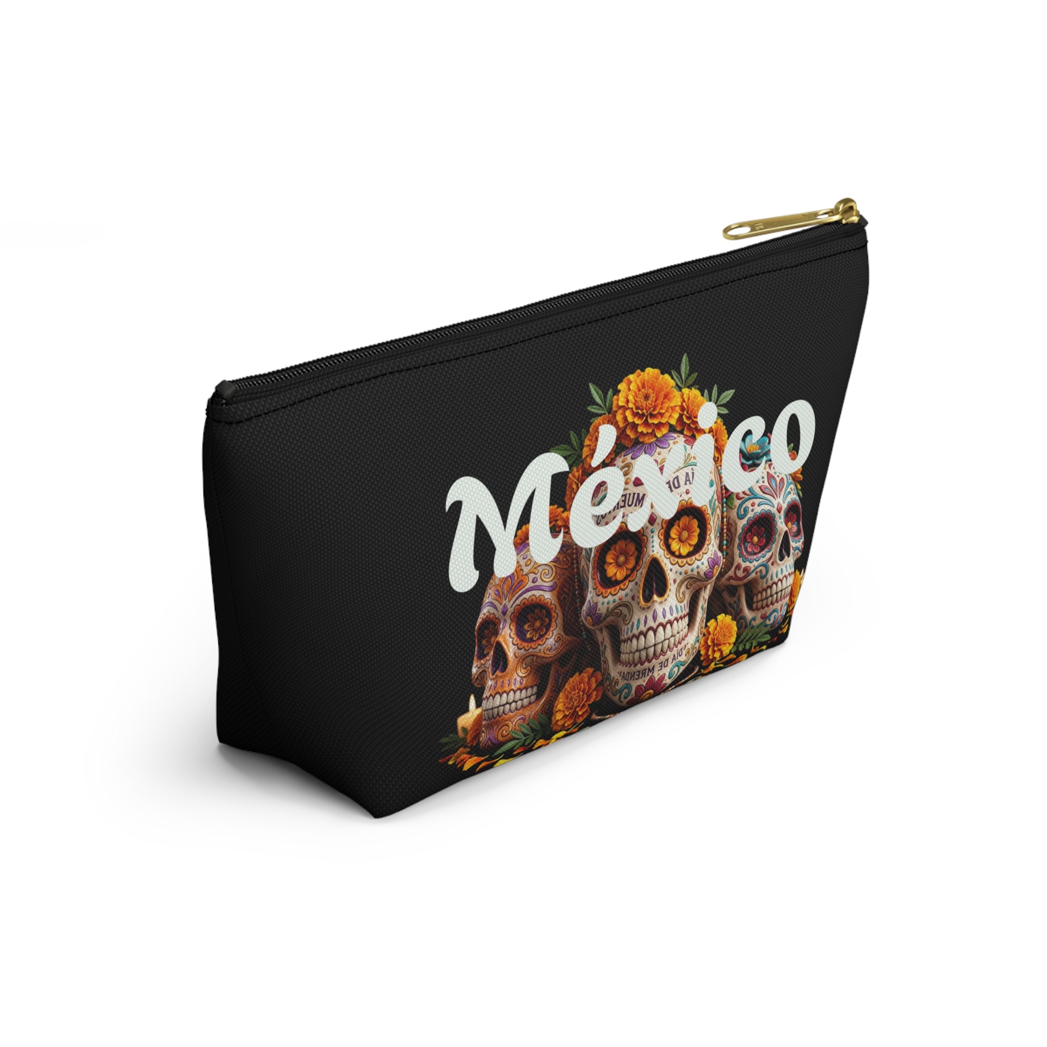 Mexico Day of the Dead Sugar Skull Accessory Pouch