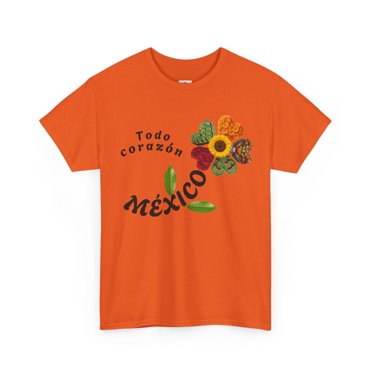Mexico Floral "Todo corazón" T-Shirt