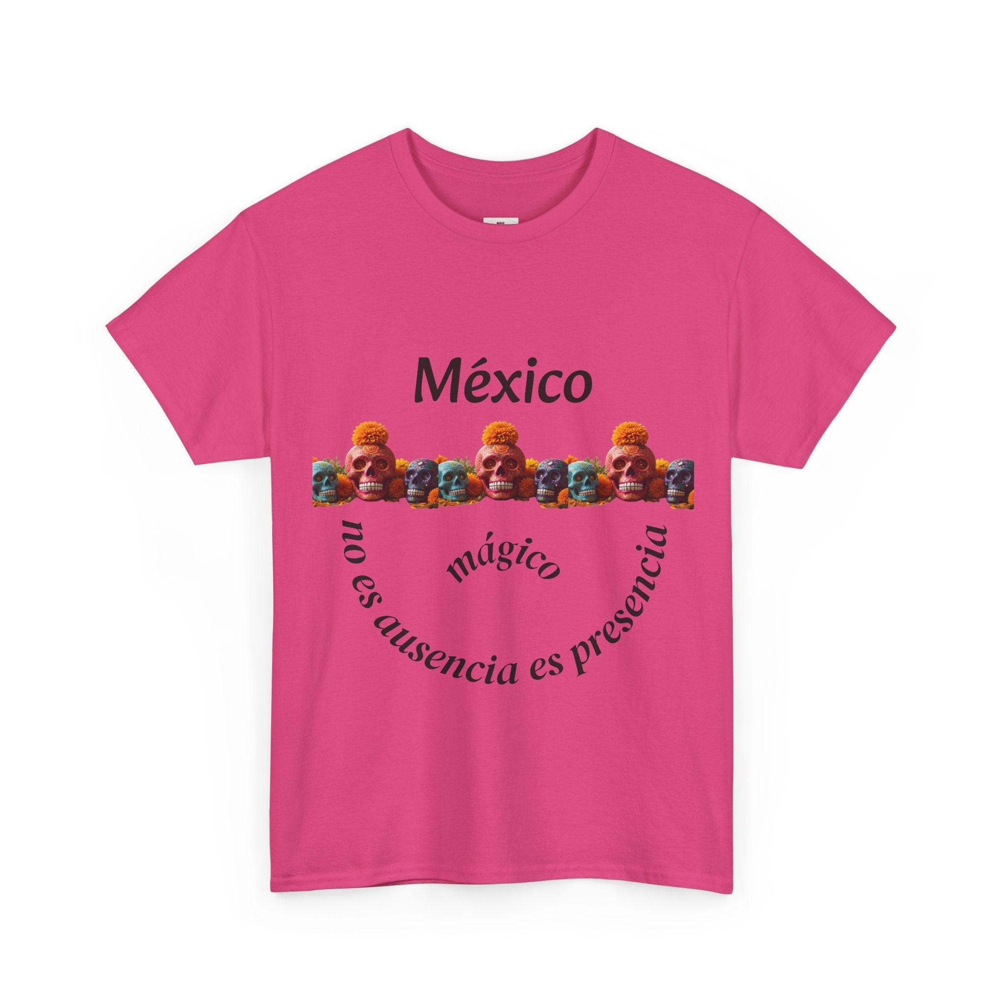 México Mágico Tee - "no es ausencia es presencia" Día de Muertos Tribute T-Shirt