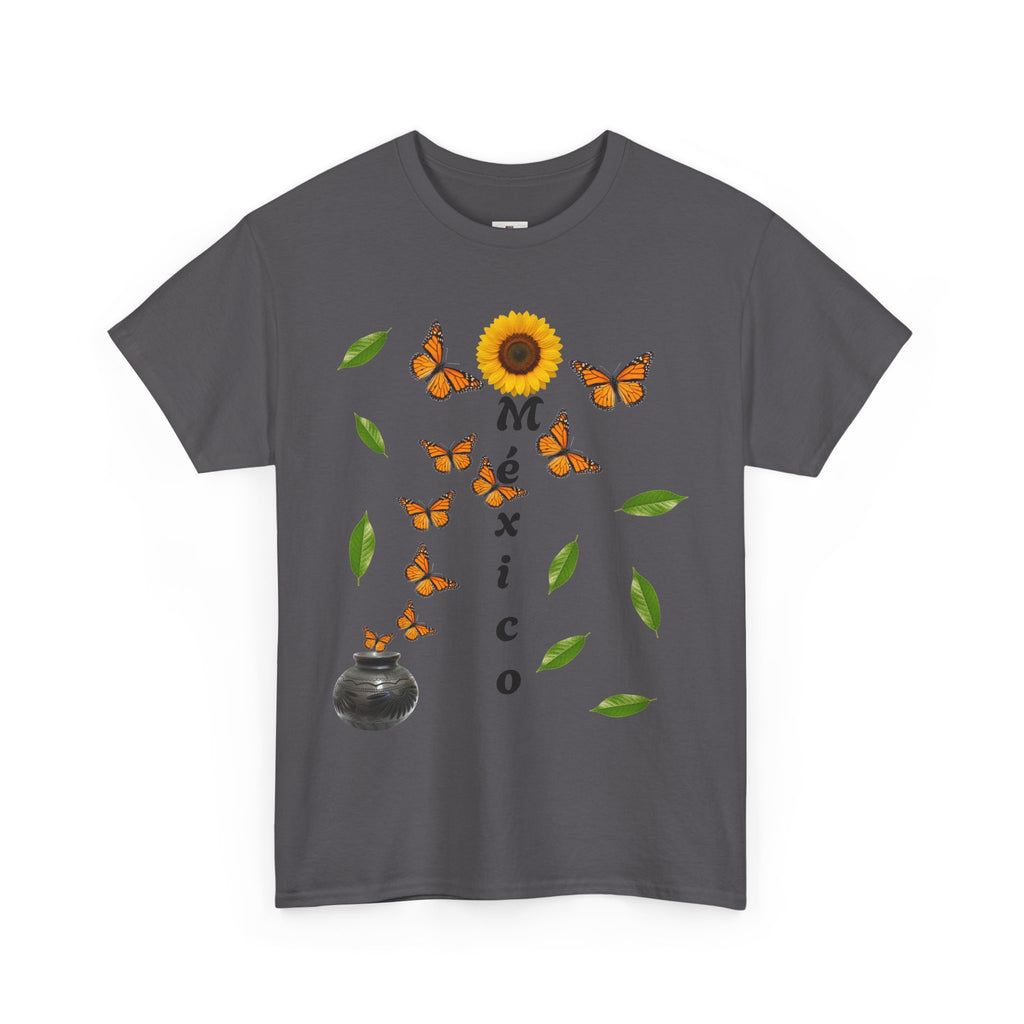 Mexico Monarch Butterfly Sunflower T‑Shirt